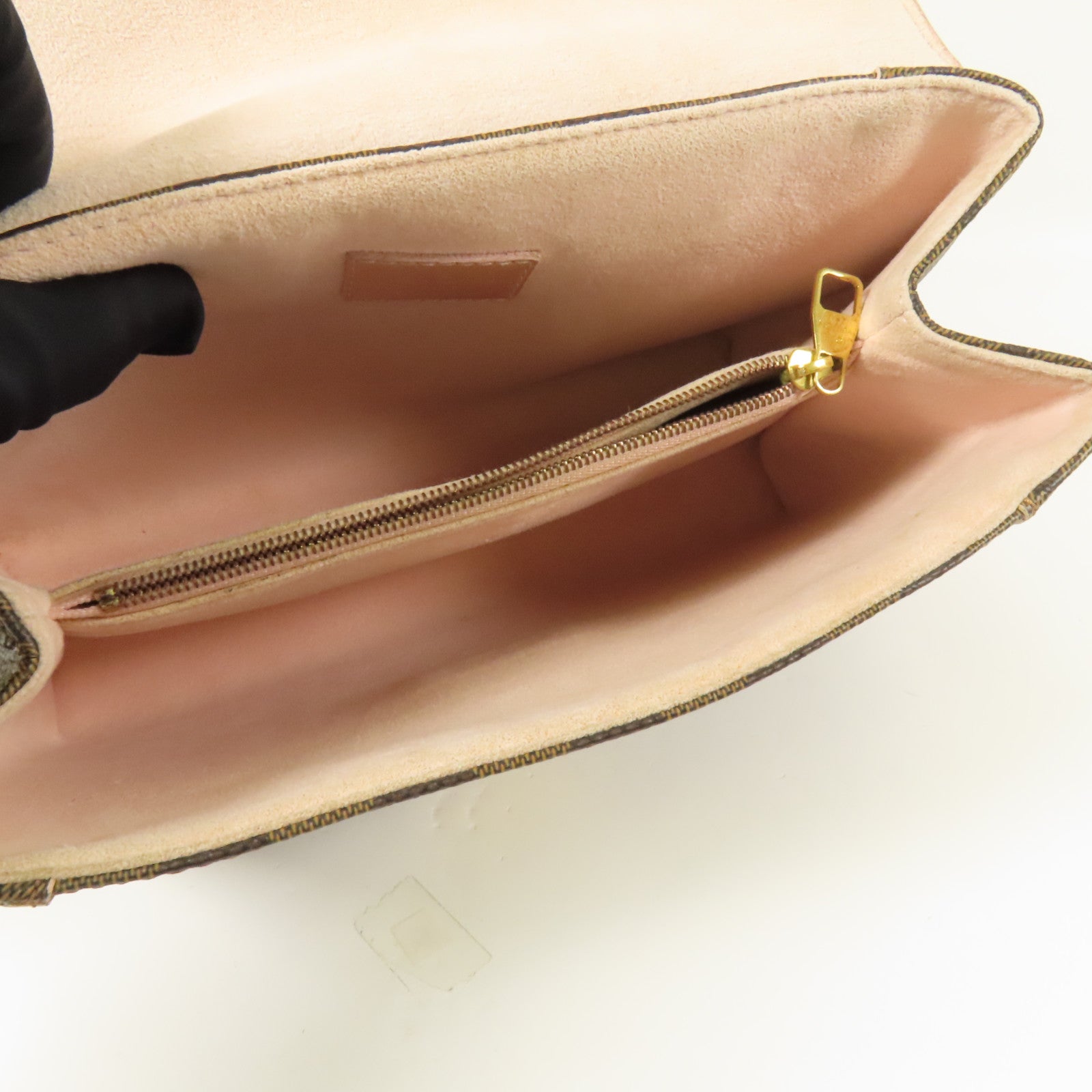 LOUIS VUITTON Damier Caissa金扣肩背袋