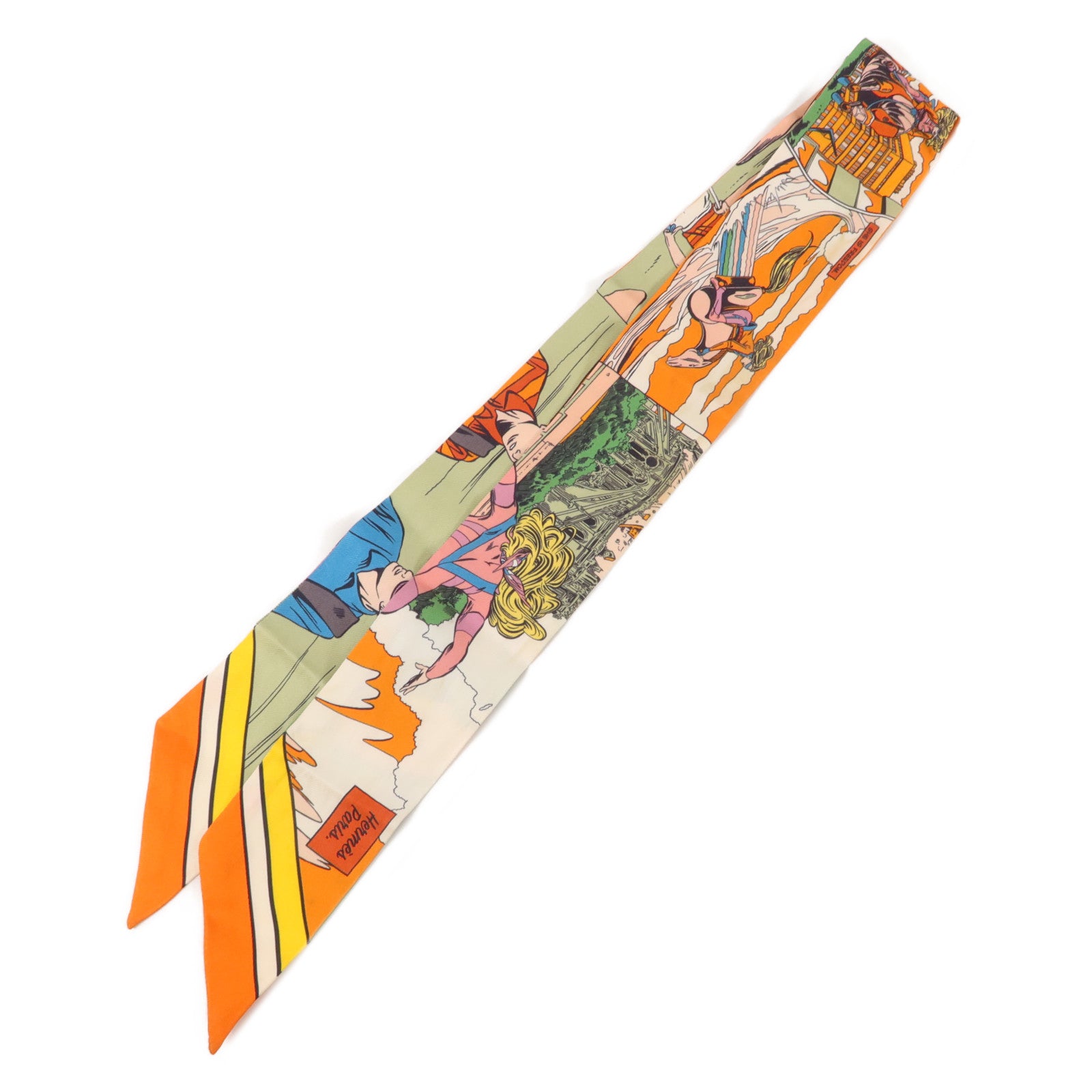 HERMES 絲質Twilly絲巾