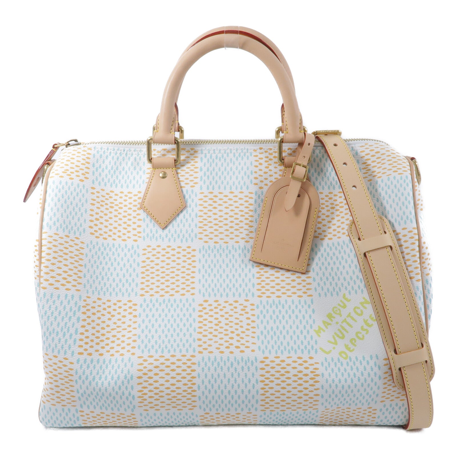 LOUIS VUITTON Damier Heritage Speedy 40 Bandouliere手挽肩背兩用袋