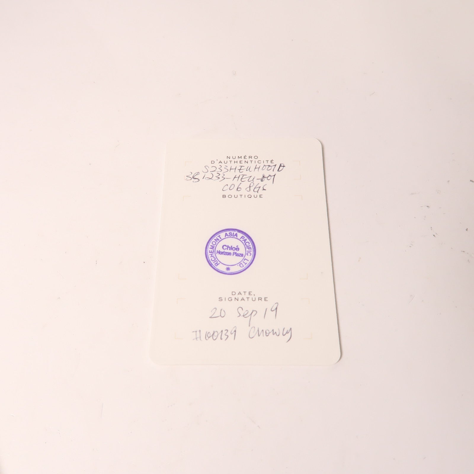 Chloe 牛皮皮革Backpack金扣背包