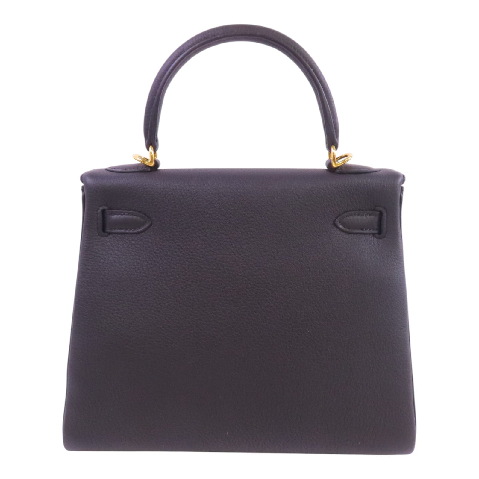 HERMES 【激減優惠】Togo皮革Kelly 25 2Way Hand Bag金扣手挽肩背兩用袋