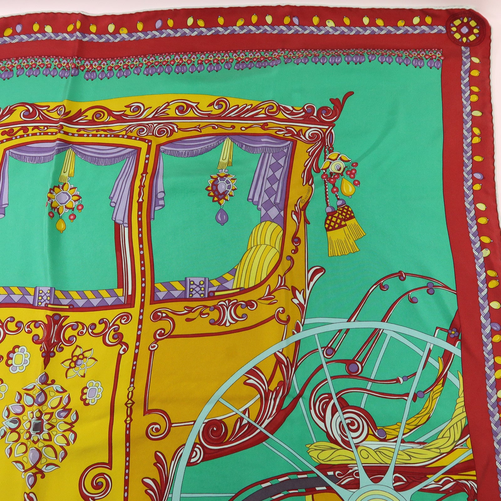 HERMES 絲質Scarf 90X90絲巾