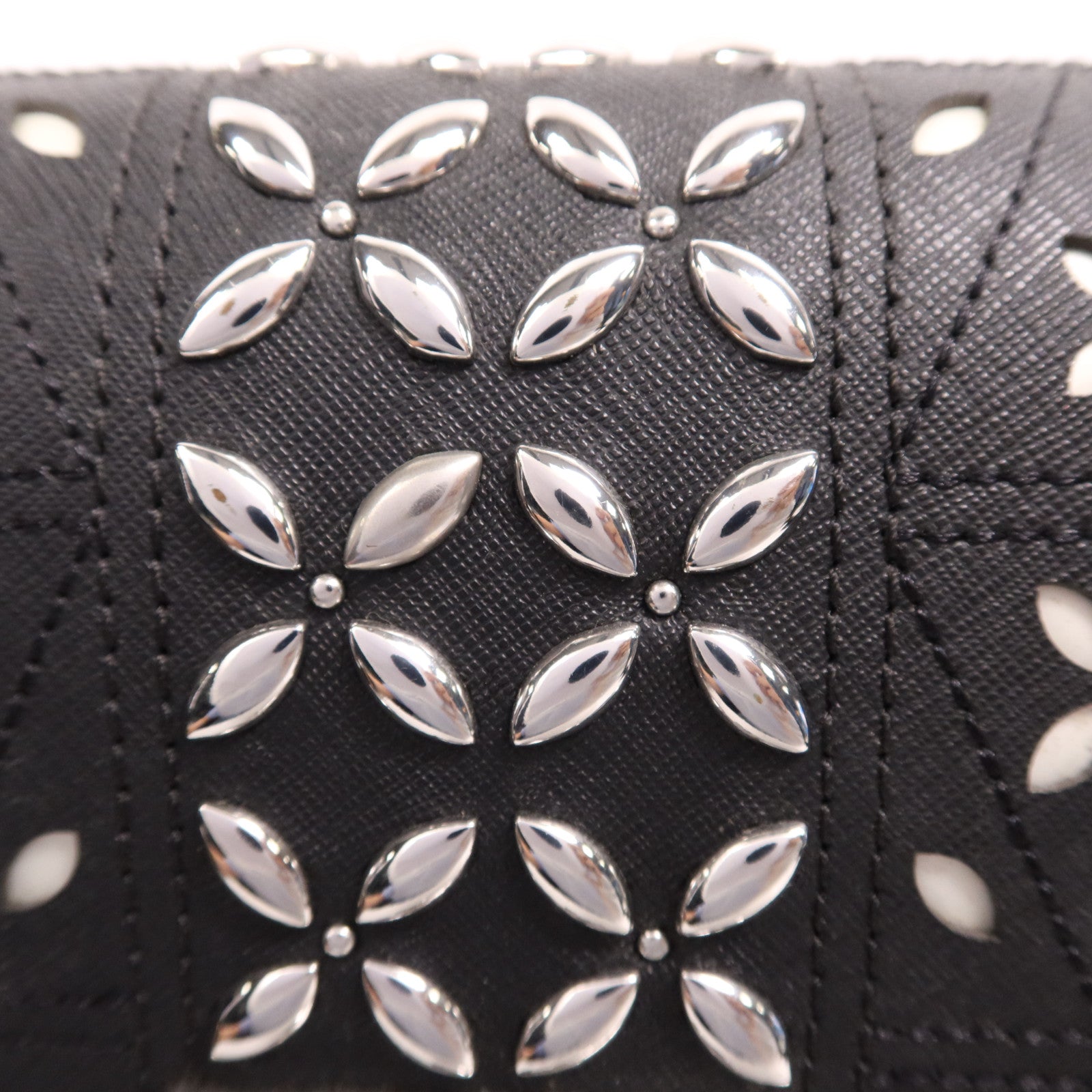 Michael Kors 牛皮皮革Chain Shoulder銀扣鏈帶肩背袋