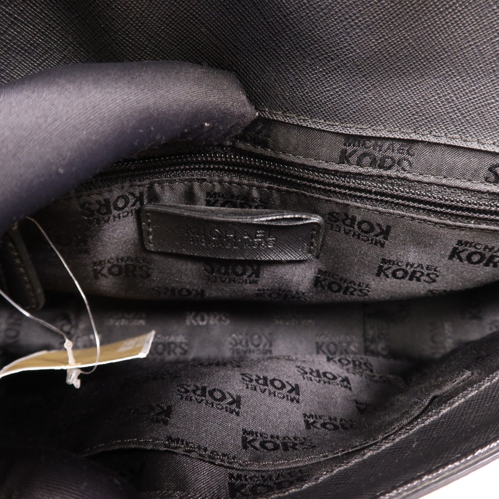 Michael Kors 牛皮皮革Chain Shoulder銀扣鏈帶肩背袋