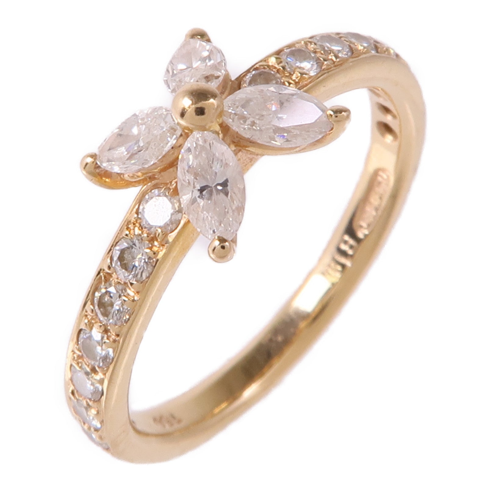 JEWELRY 18K黃金Diamond Ring鑽石戒指US#6.25