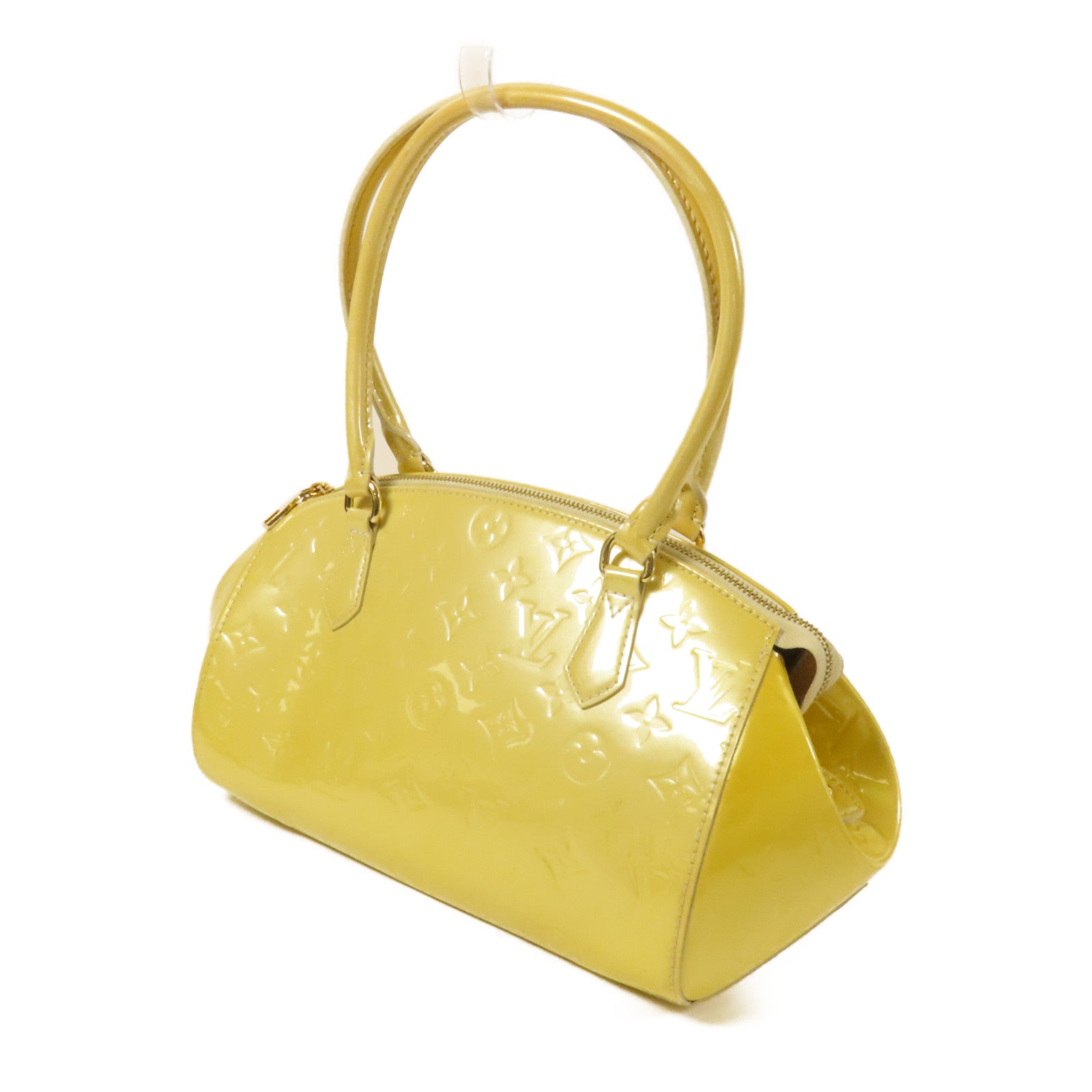 LOUIS VUITTON Monogram Vernis Sherwood PM金扣肩背袋