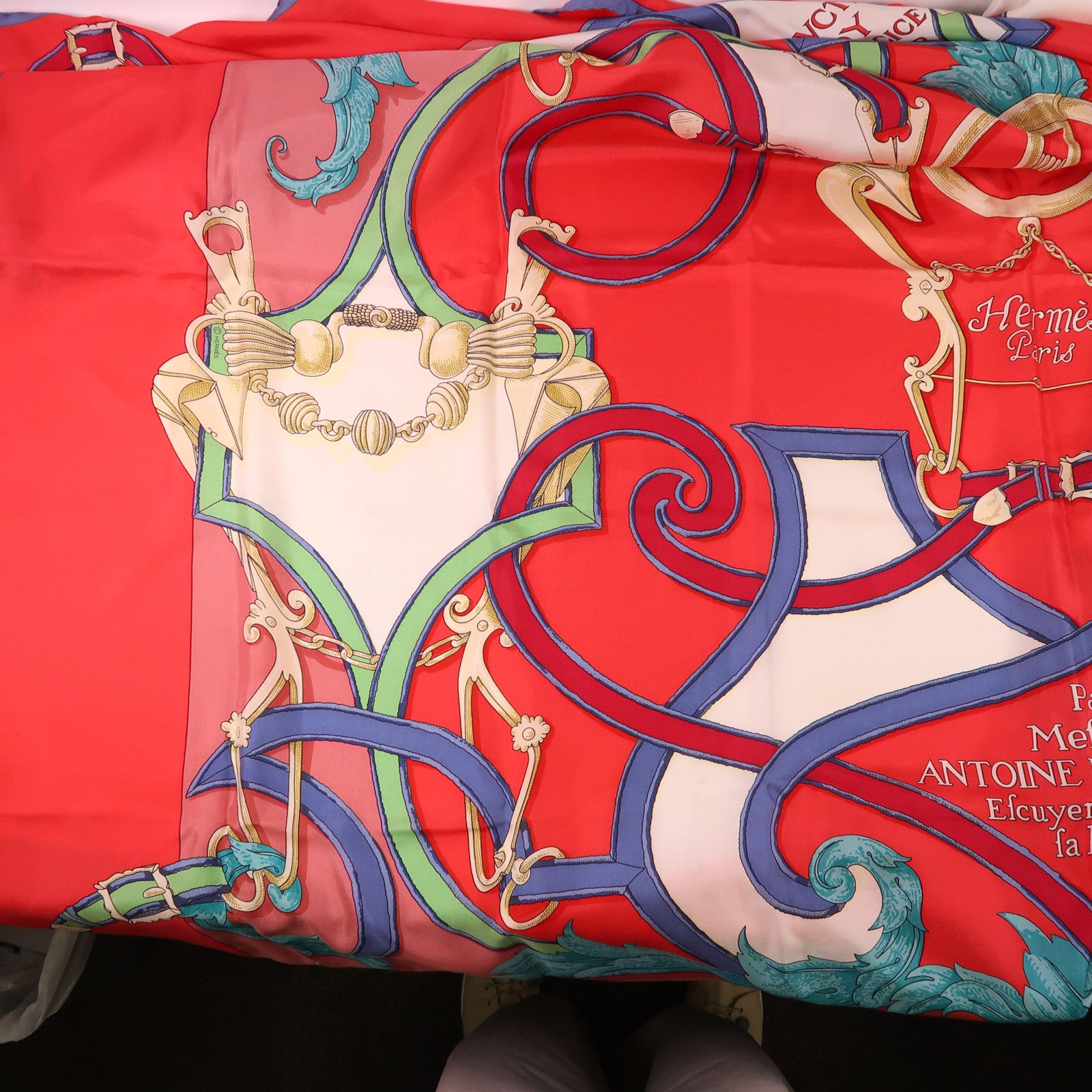 HERMES 絲質Scarf 140X140絲巾