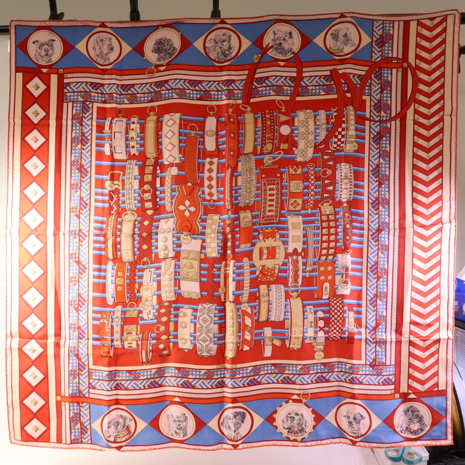 HERMES 絲質Scarf 90X90絲巾