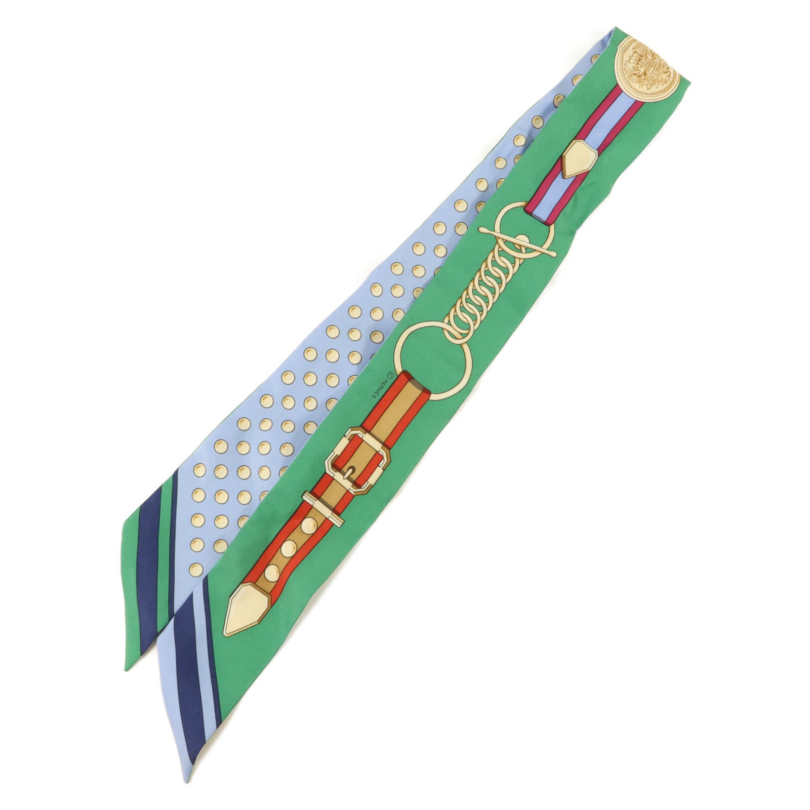 HERMES 絲質Twilly絲巾