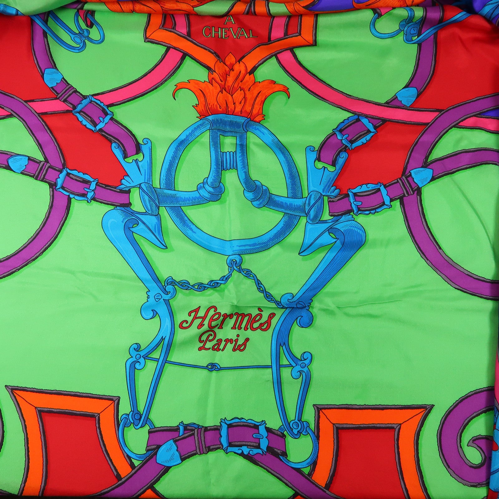 HERMES 絲質Scarf 140X140絲巾