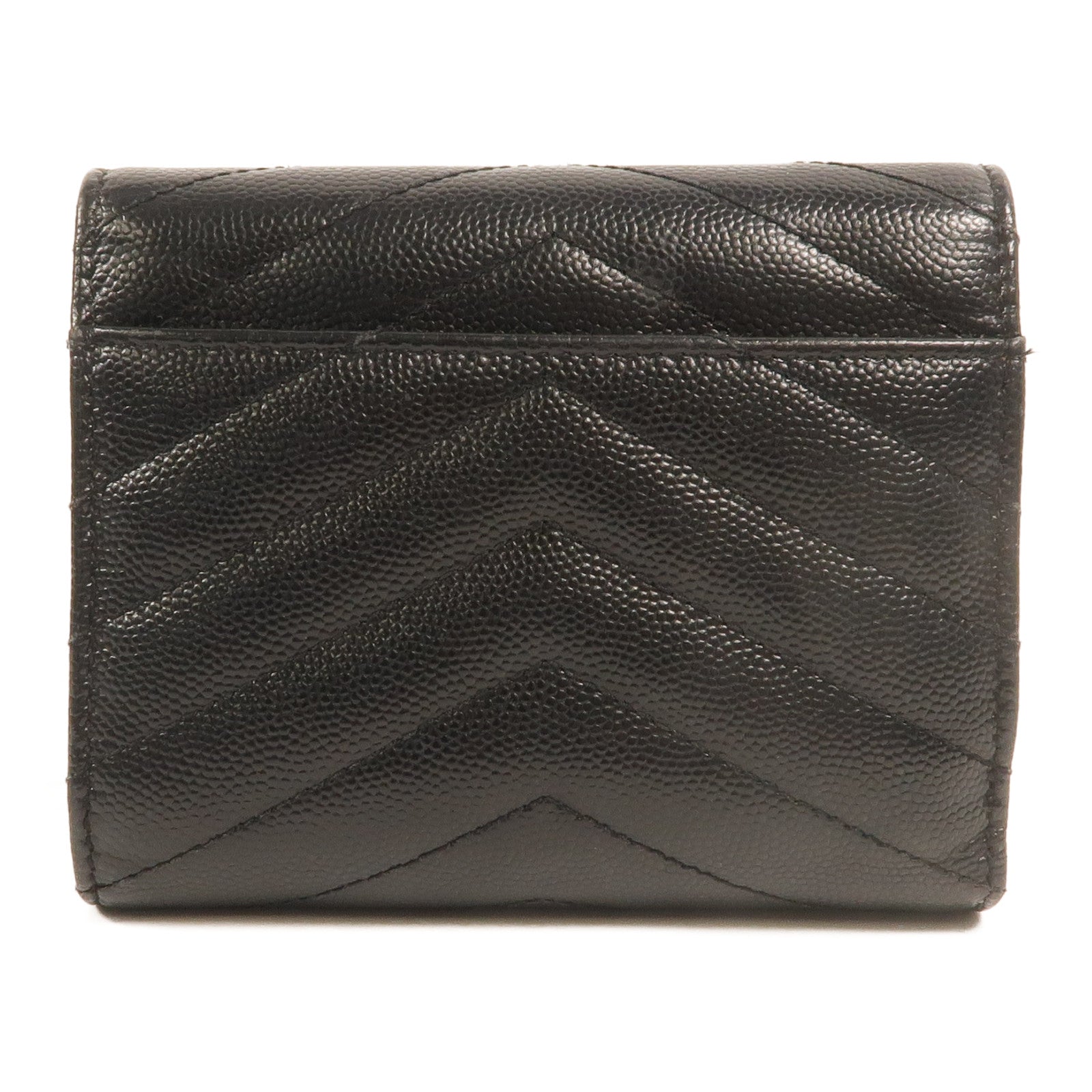 SAINT LAURENT 牛皮皮革Cassandre Matelasse Compact錢包