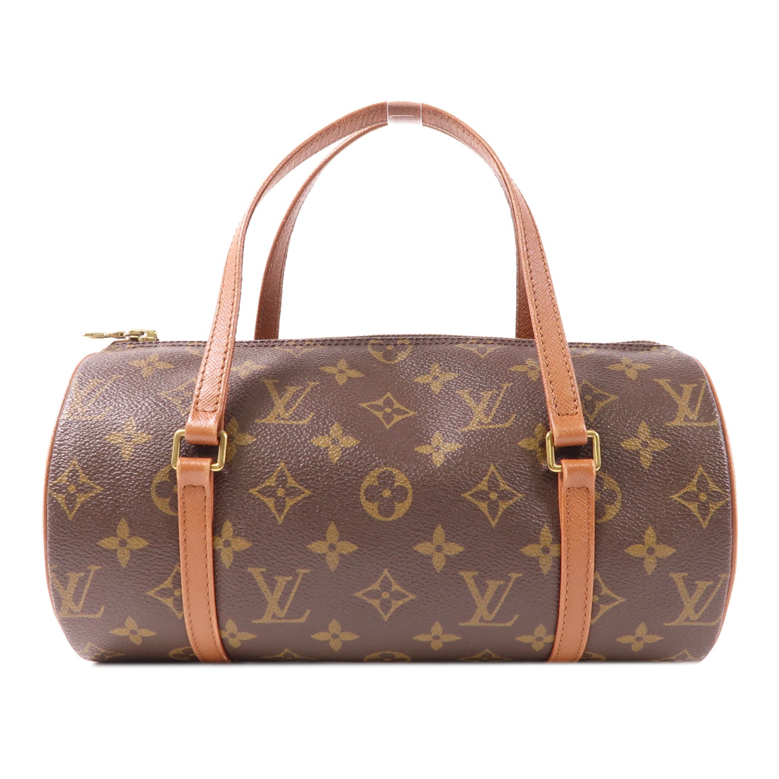 LOUIS VUITTON Monogram Papillon PM金扣手挽袋