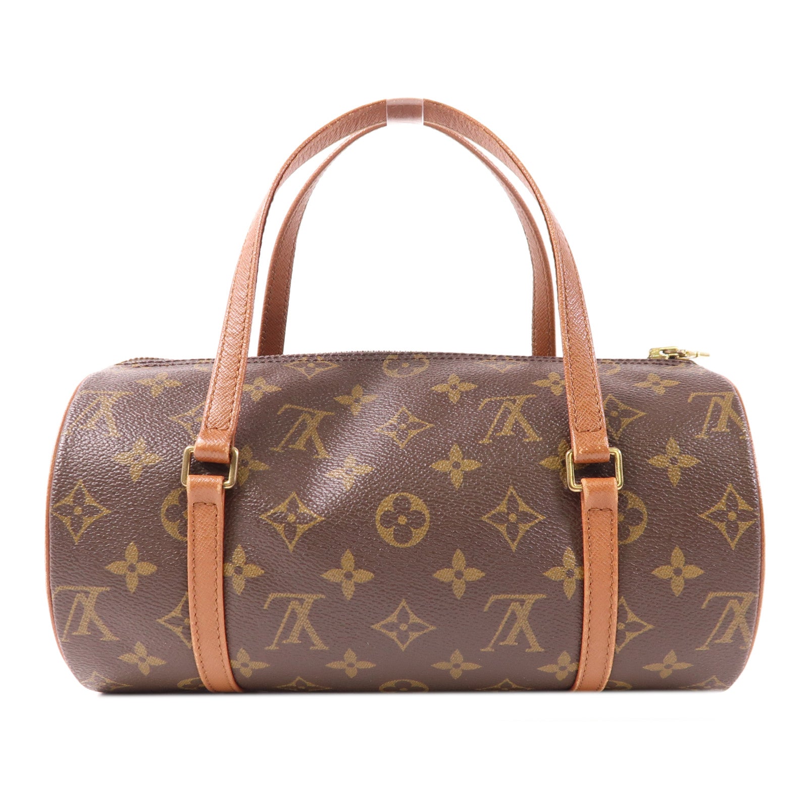 LOUIS VUITTON Monogram Papillon PM金扣手挽袋