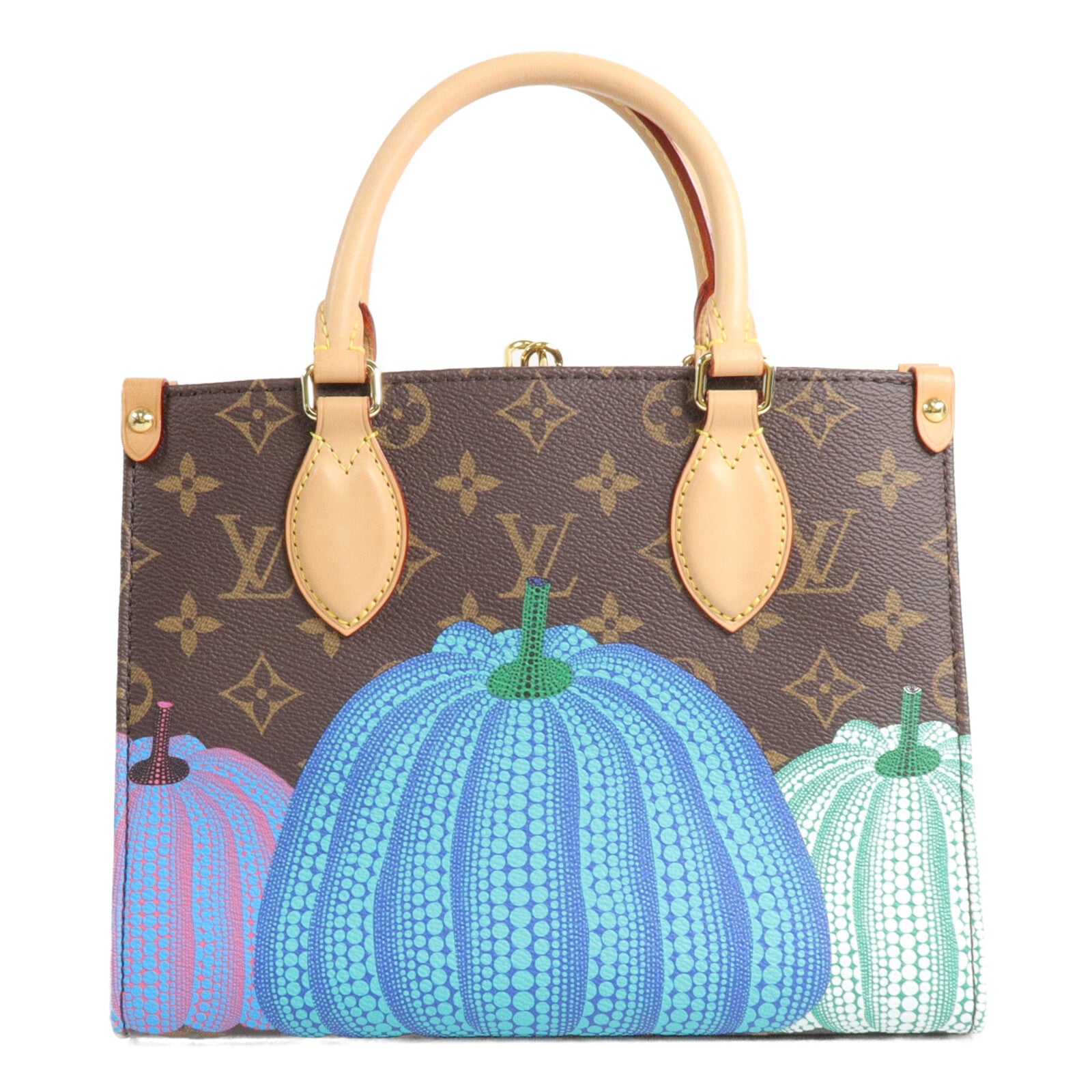 LOUIS VUITTON Monogram LV x YK OnTheGo PM手挽肩背兩用袋