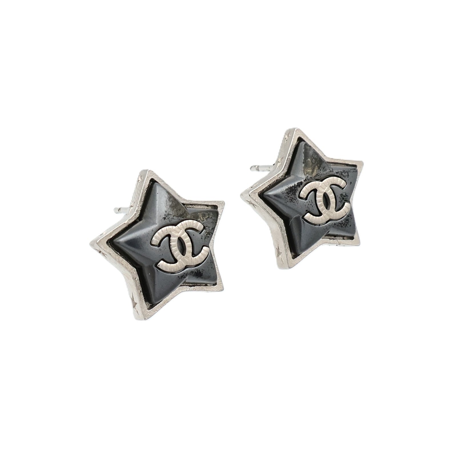 CHANEL 金屬Star Earrings耳環