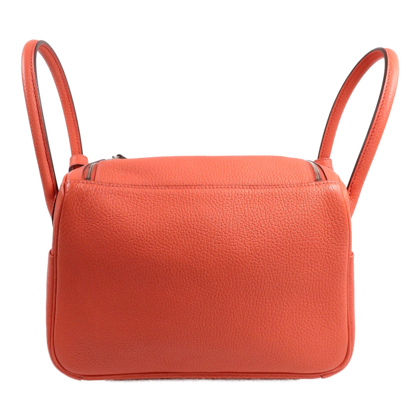 HERMES Clemence皮革Lindy 26手挽肩背兩用袋Rose Jaipur