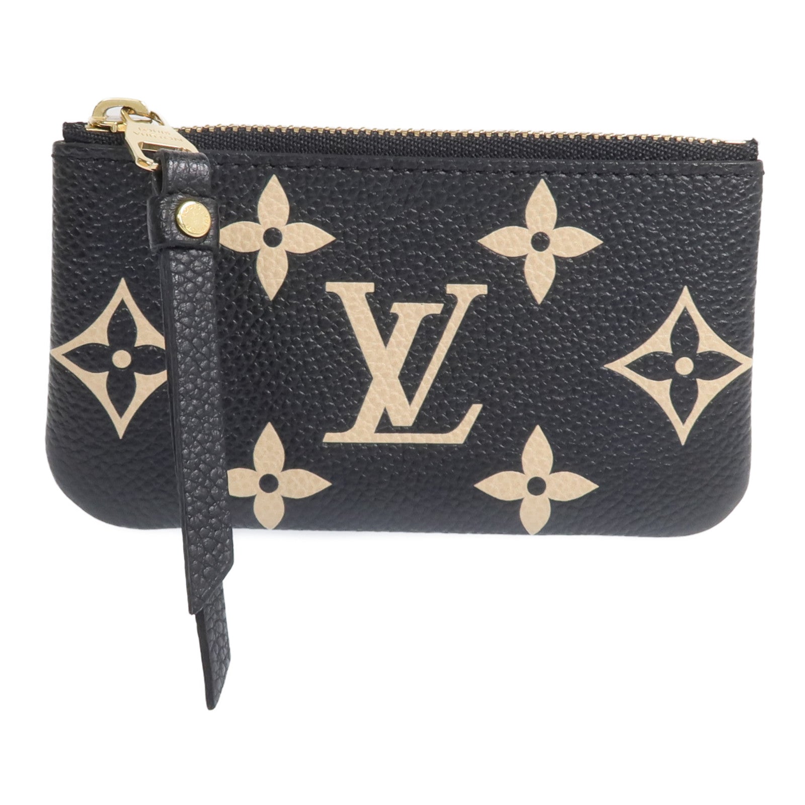 LOUIS VUITTON Monogram Empreinte Key Pouch金扣鎖匙包
