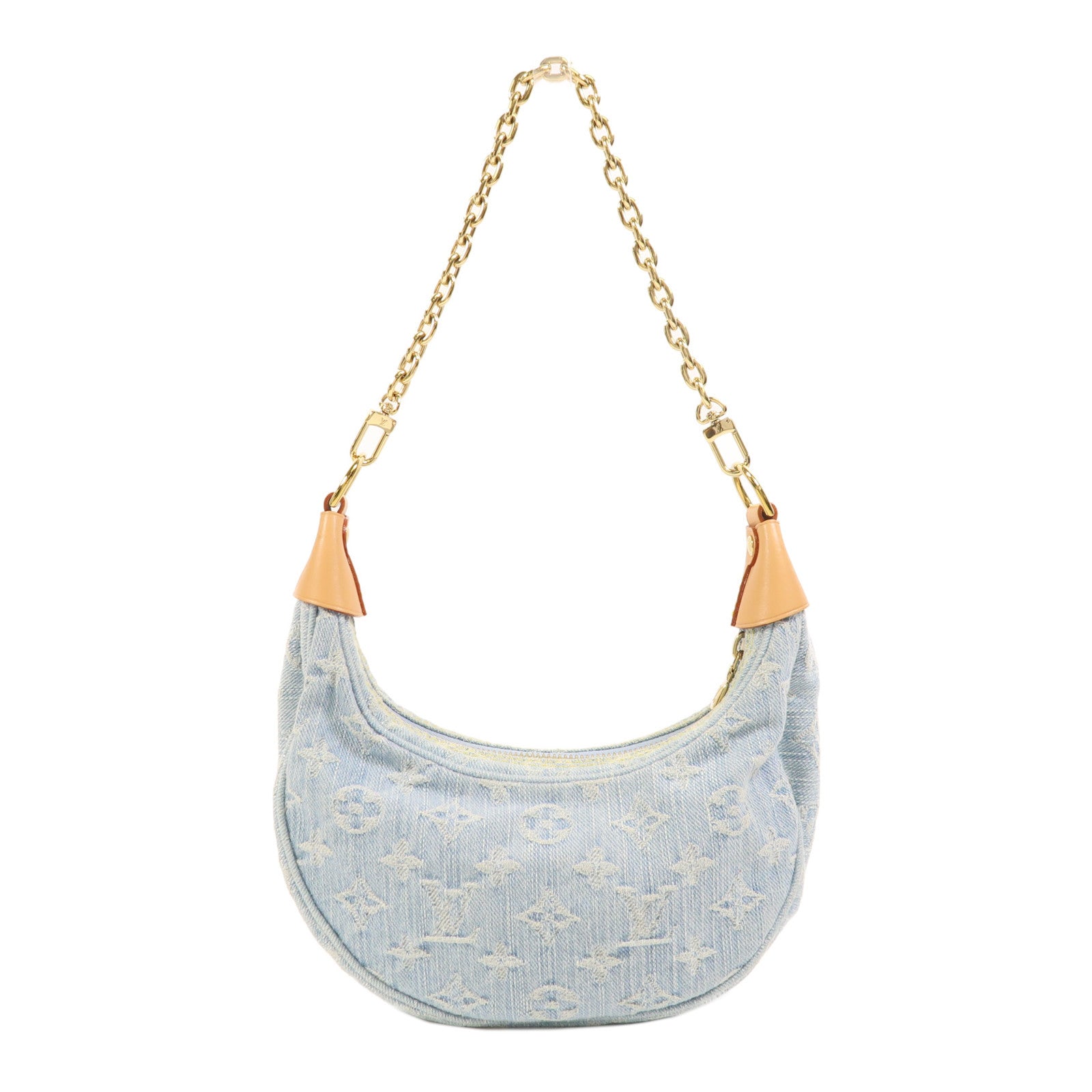 LOUIS VUITTON 【激減優惠】Monogram Denim Loop金扣手挽肩背兩用袋