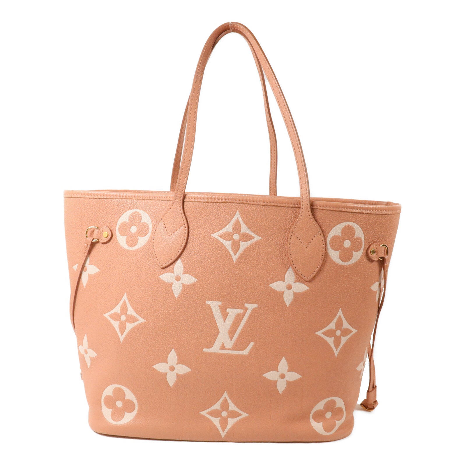LOUIS VUITTON Monogram Empreinte Neverfull MM手挽袋
