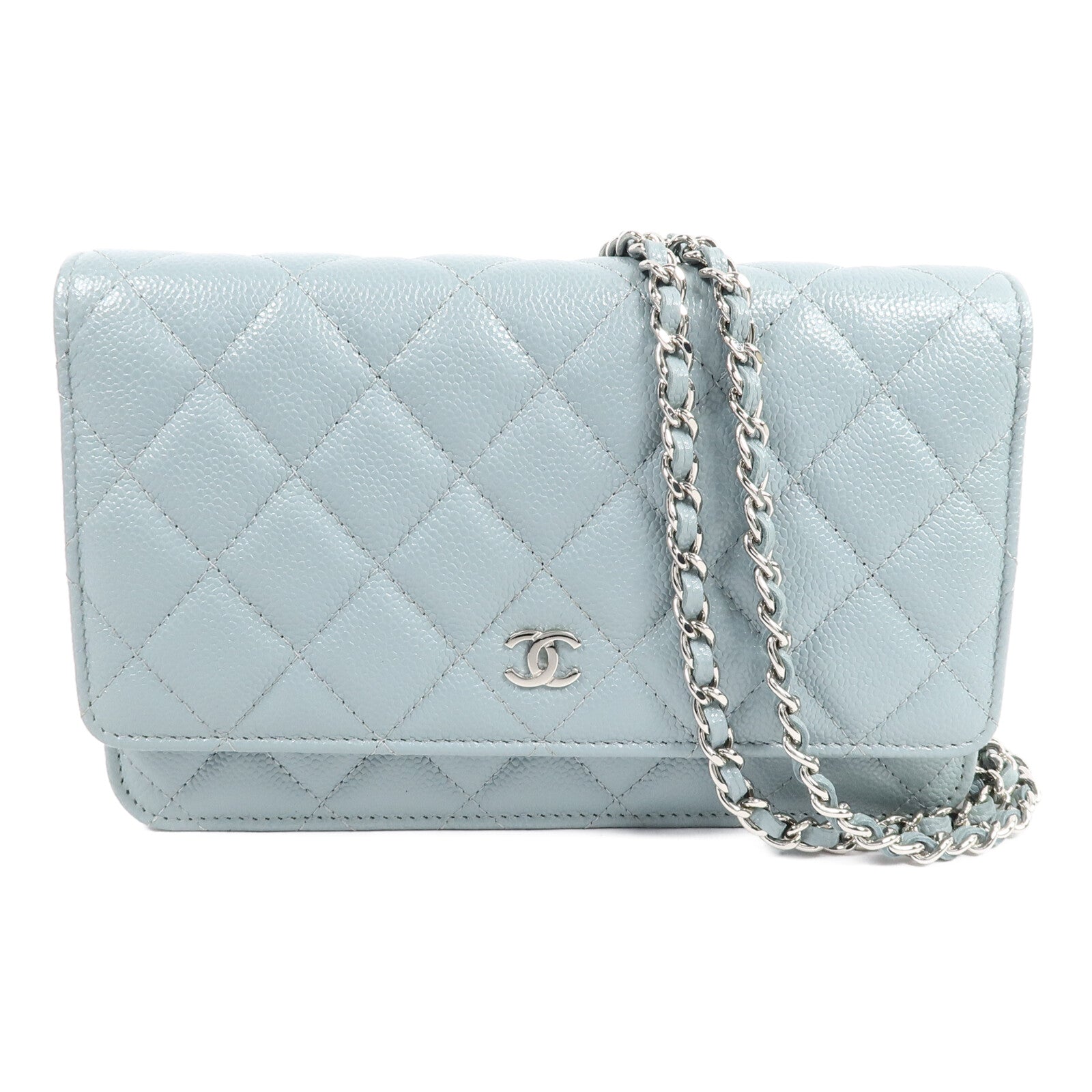 CHANEL 牛皮皮革WOC Wallet On Chain鏈帶肩背袋
