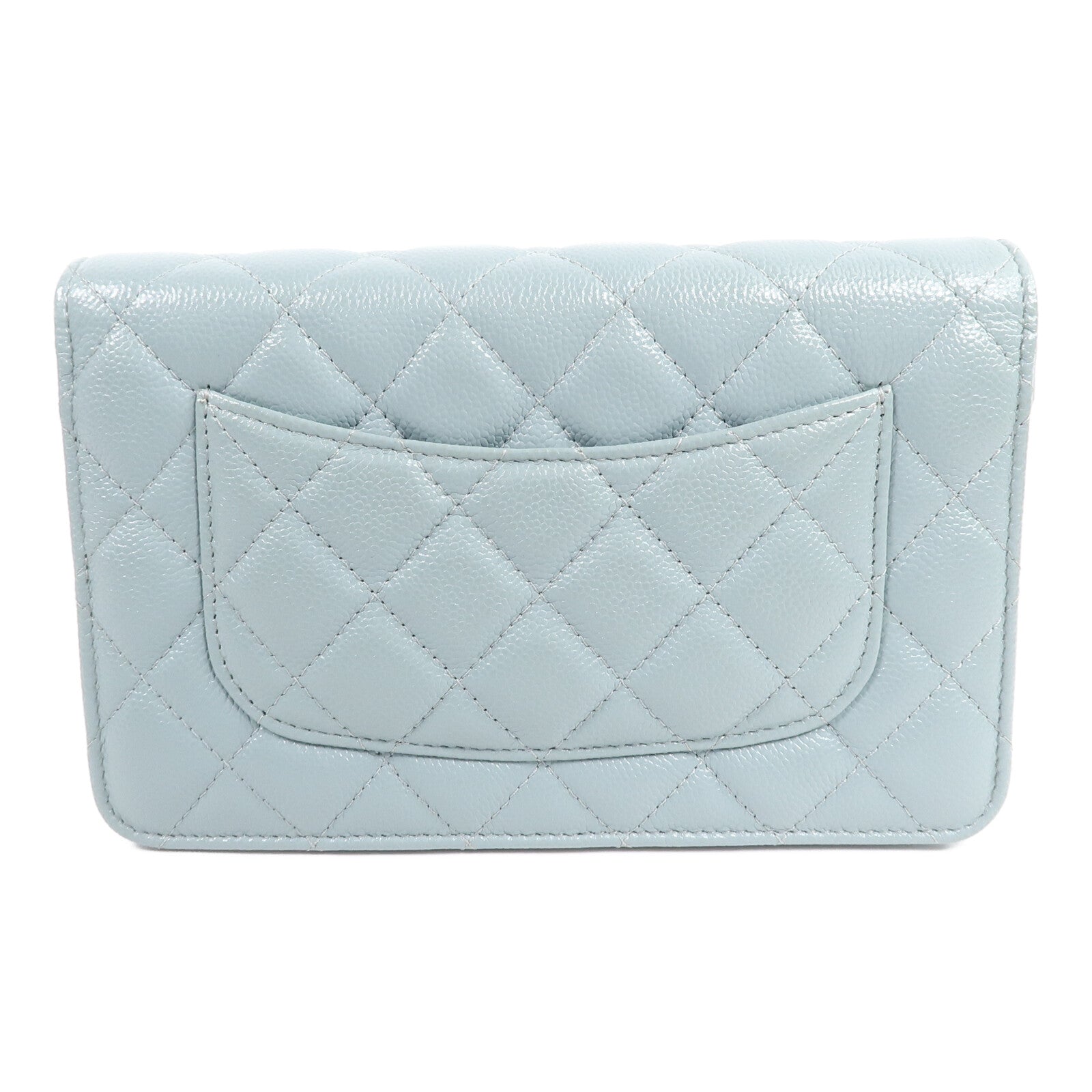 CHANEL 牛皮皮革WOC Wallet On Chain鏈帶肩背袋