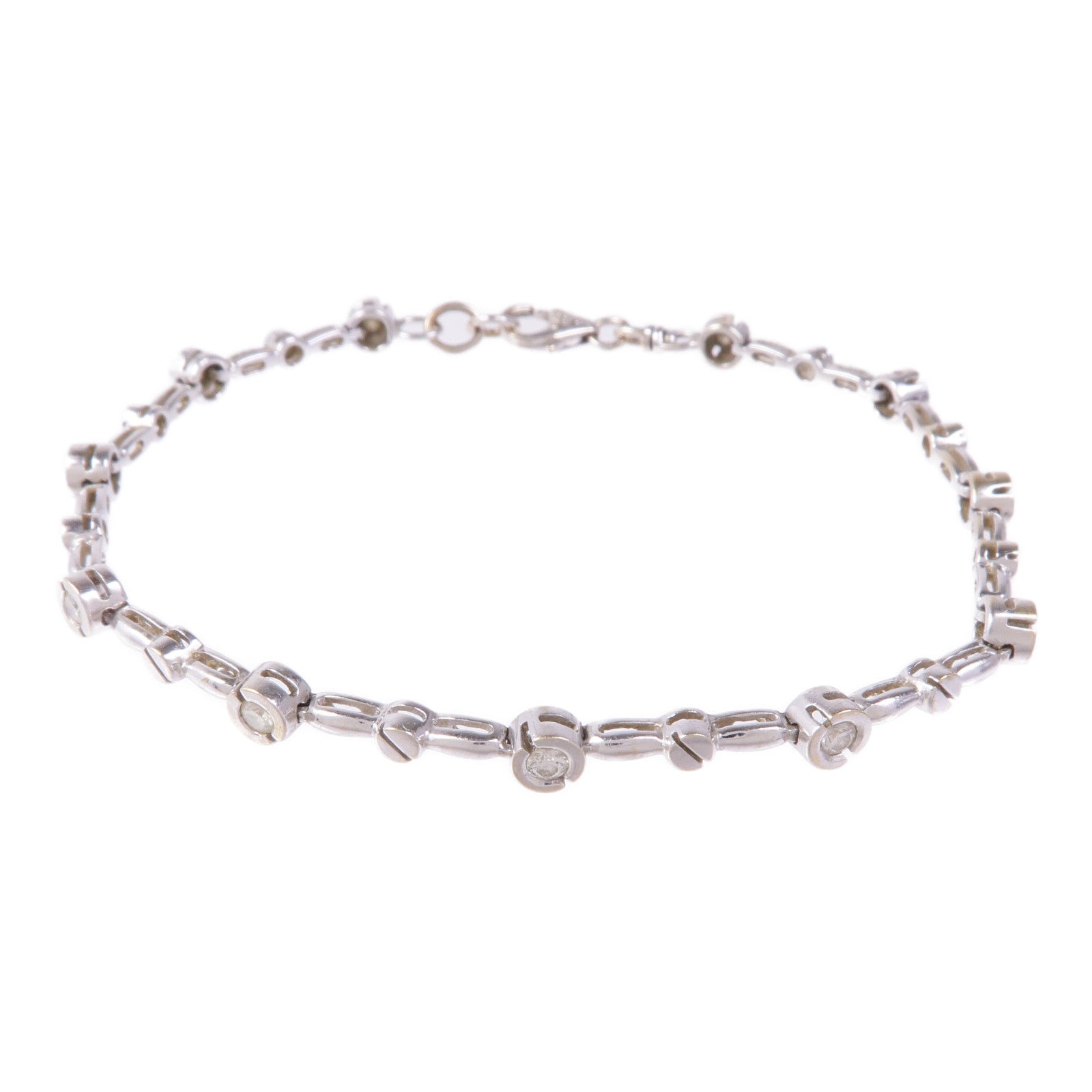 JEWELRY Diamond Bracelet Bangle Accessories 18K White Gold