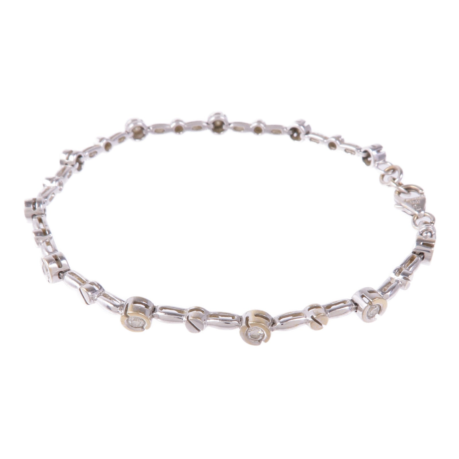 JEWELRY Diamond Bracelet Bangle Accessories 18K White Gold