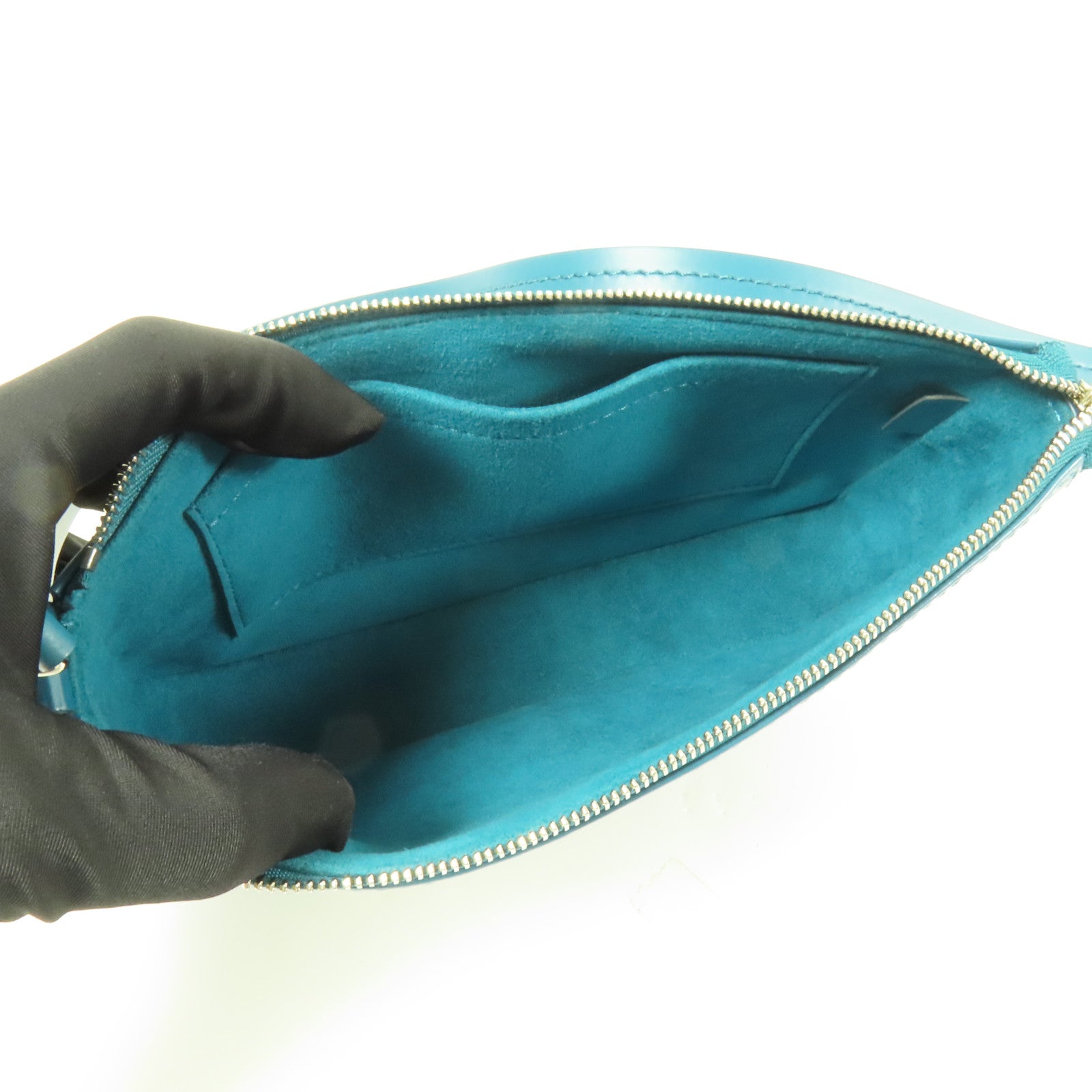 LOUIS VUITTON Epi Pochette Accessories金扣肩背袋