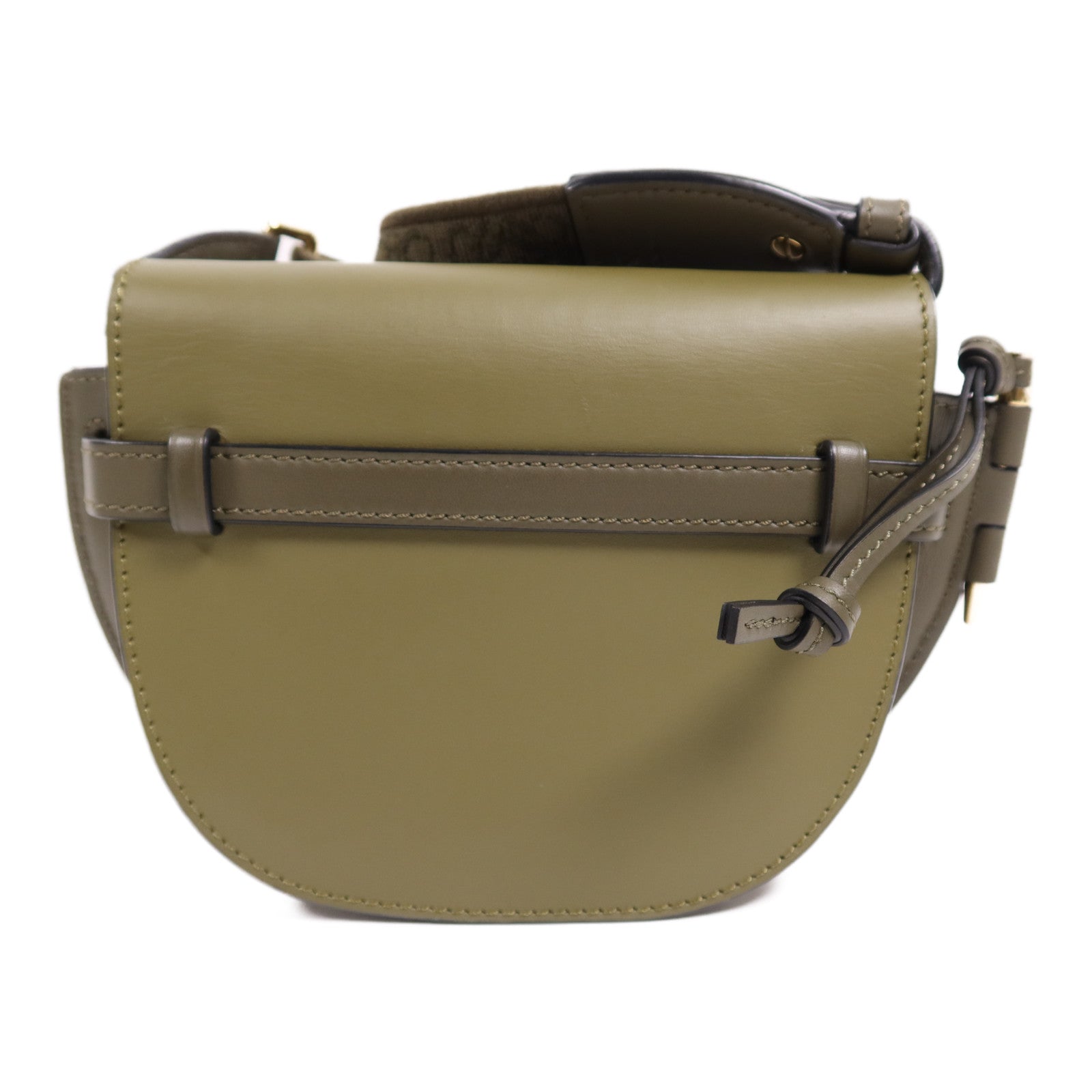 LOEWE 牛皮皮革Mini Gate Bag金扣肩背袋