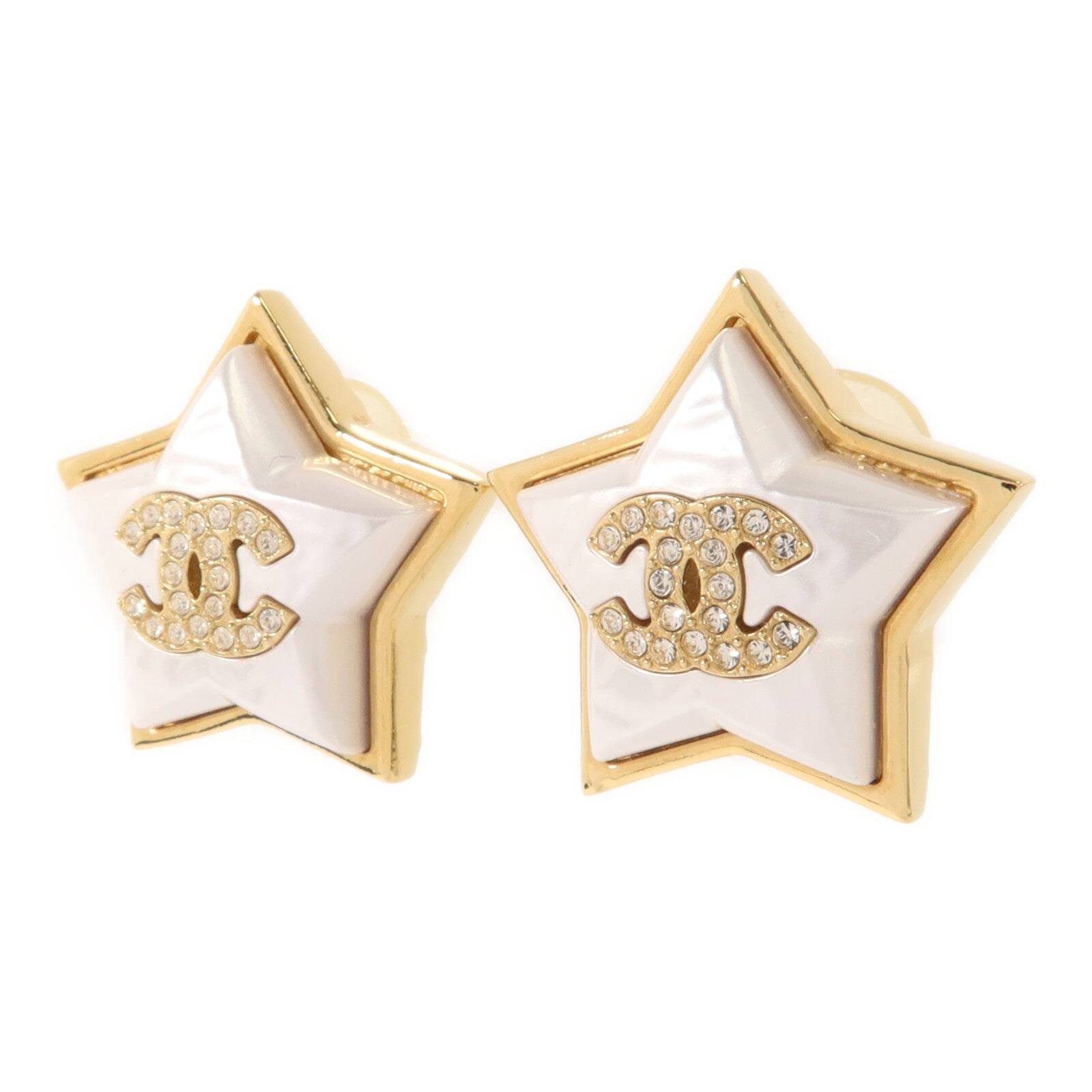 CHANEL 金屬Clipped Earring夾式耳環