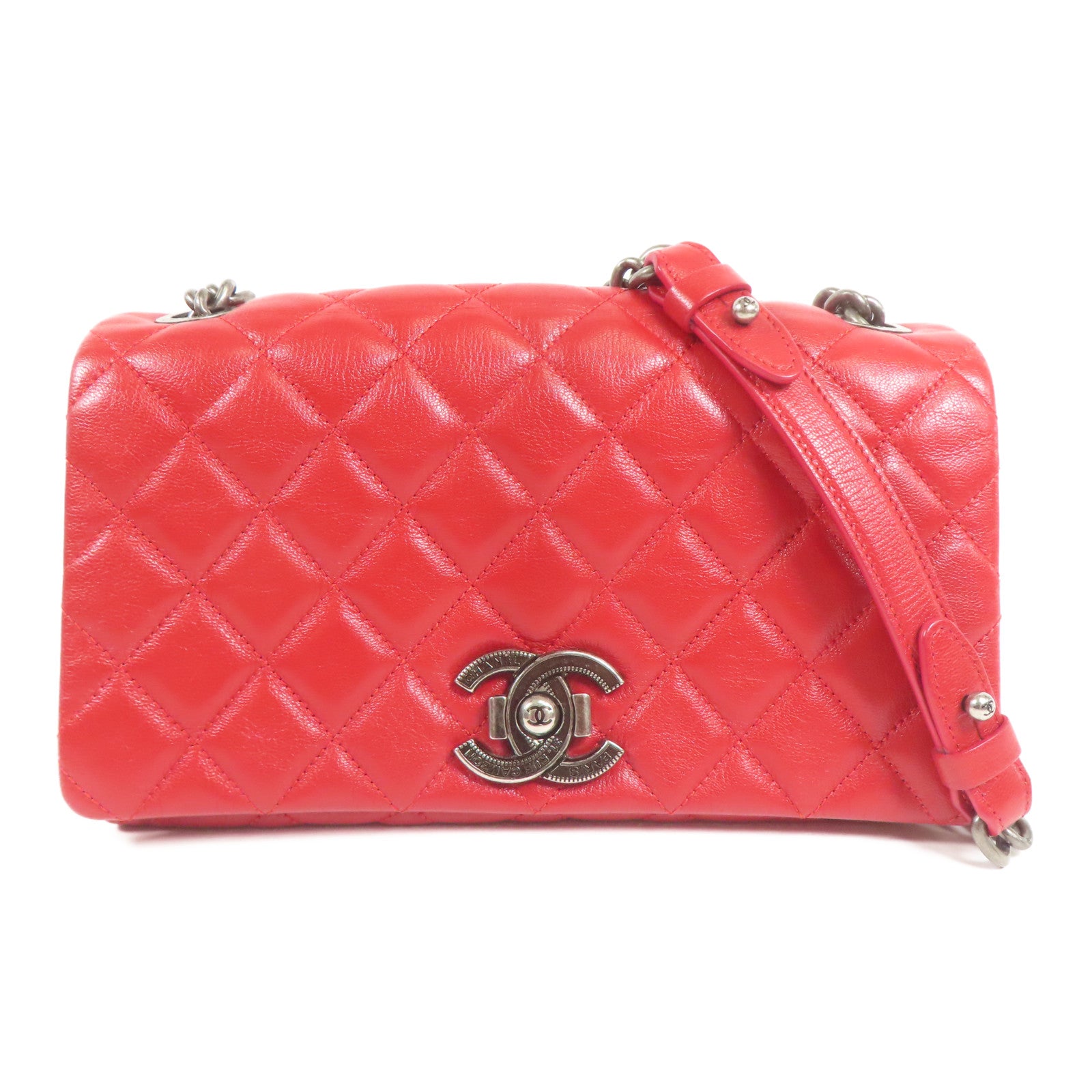 CHANEL 【激減優惠】牛皮皮革Shoulder Bag鏈帶肩背袋