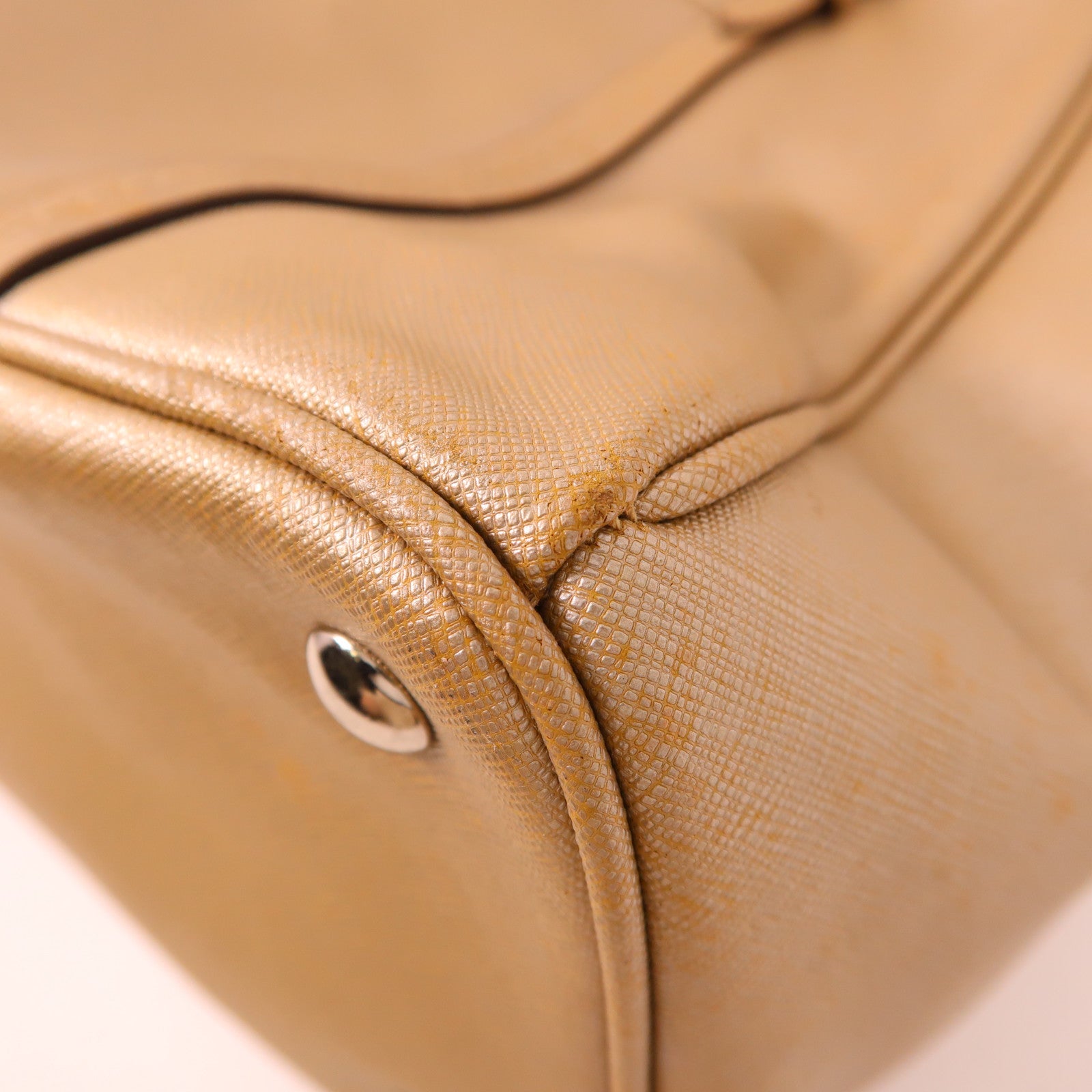 COACH 皮革Shoulder Bag銀扣肩背袋