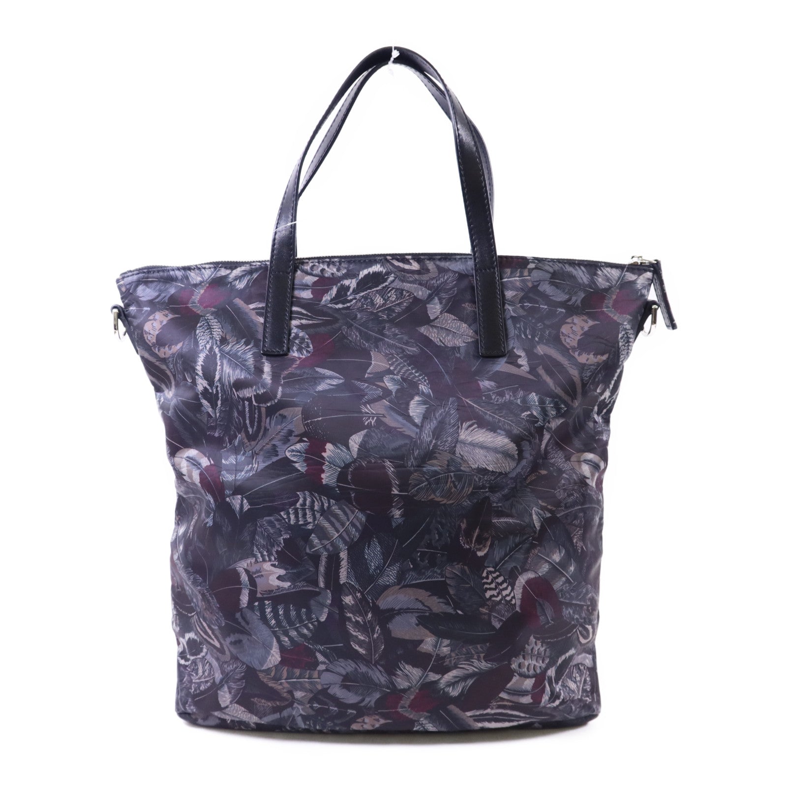 Salvatore Ferragamo 尼龍2 Way Shoulder銀扣手挽肩背兩用袋