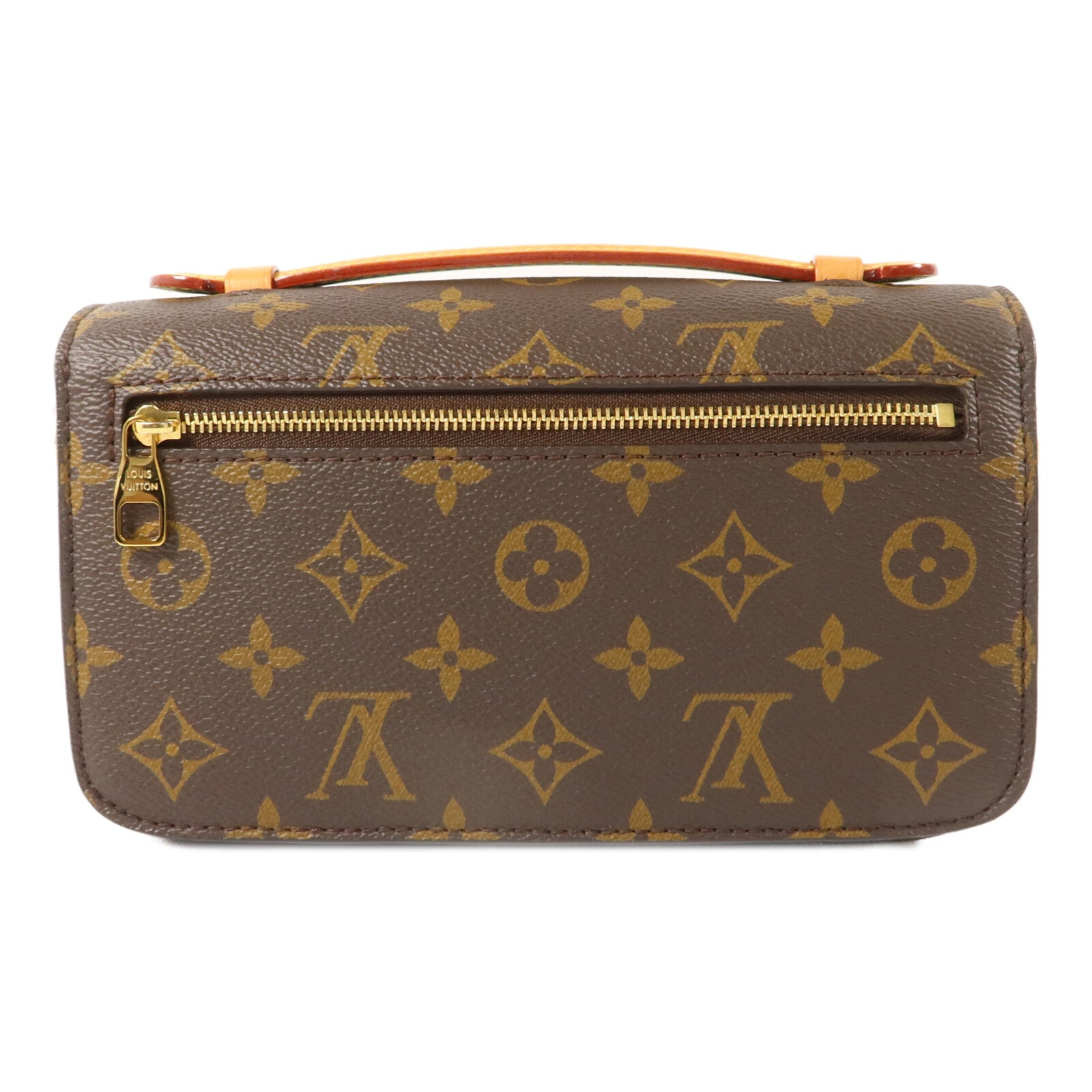 LOUIS VUITTON Monogram Pochette Metis East West金扣手挽肩背兩用袋