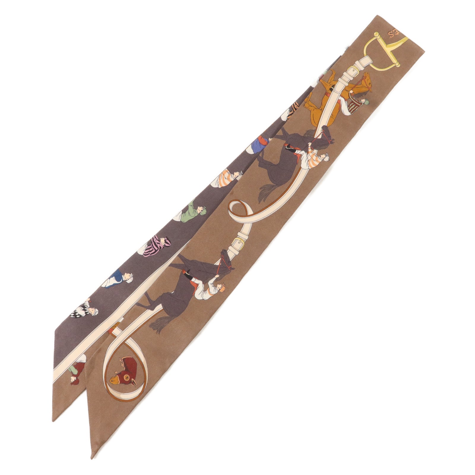 HERMES 絲質Twilly絲巾