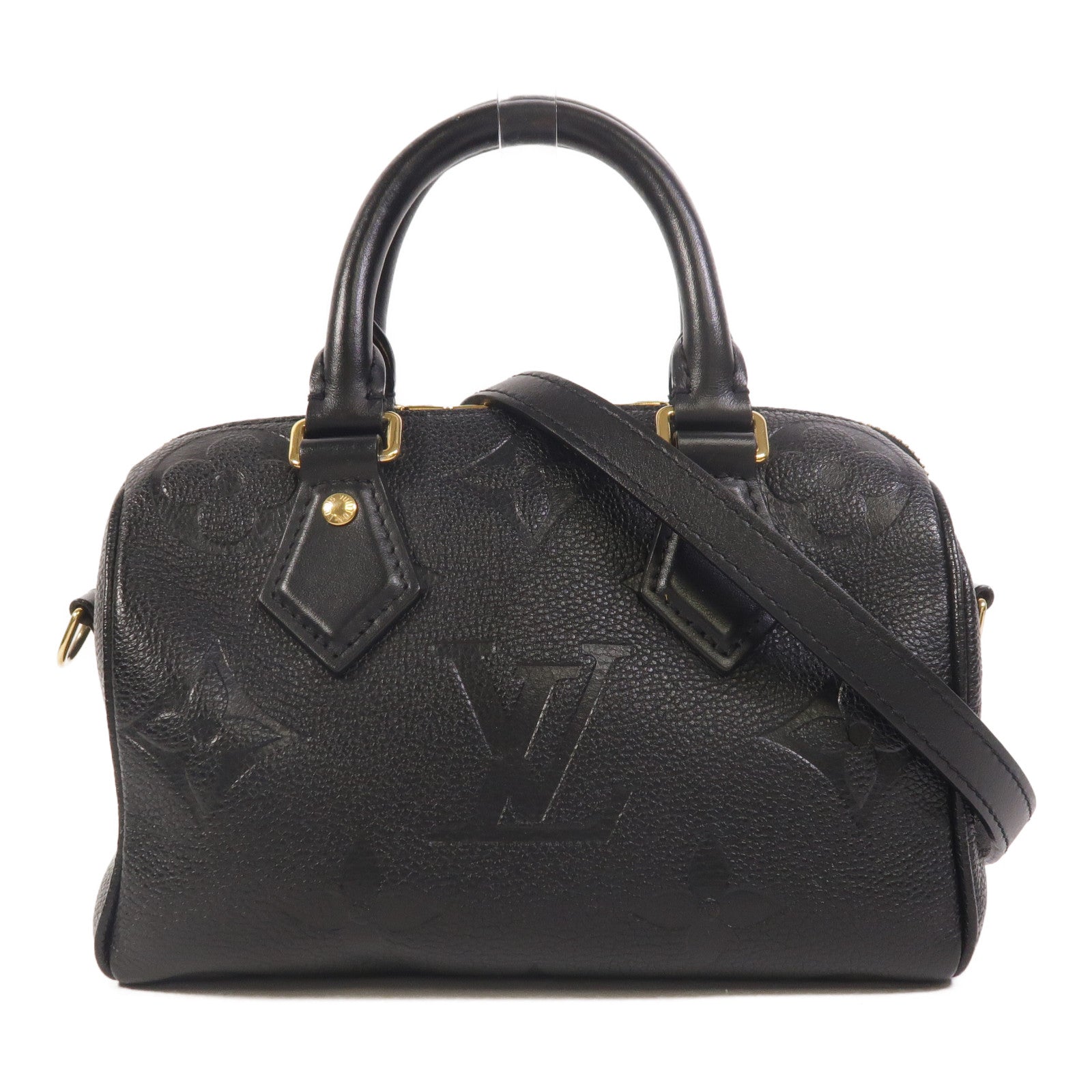 LOUIS VUITTON Monogram Empreinte Speedy Bandouliere 20手挽肩背兩用袋