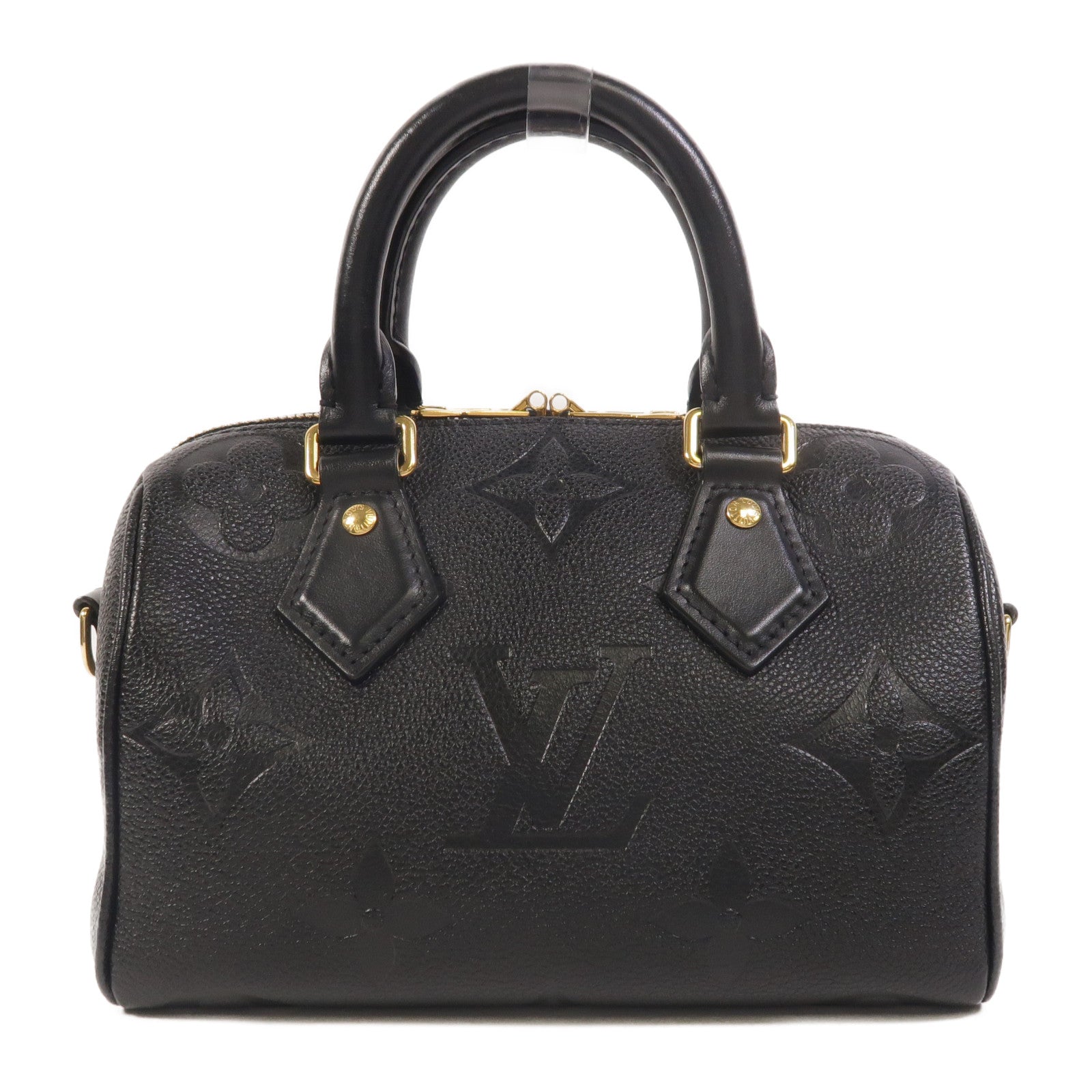 LOUIS VUITTON Monogram Empreinte Speedy Bandouliere 20手挽肩背兩用袋