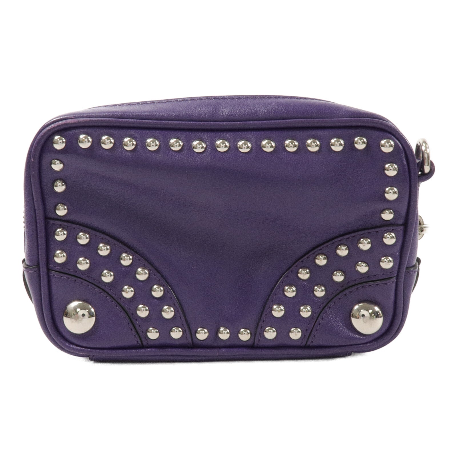 PRADA Vitello Studded Carmera Bag肩背袋
