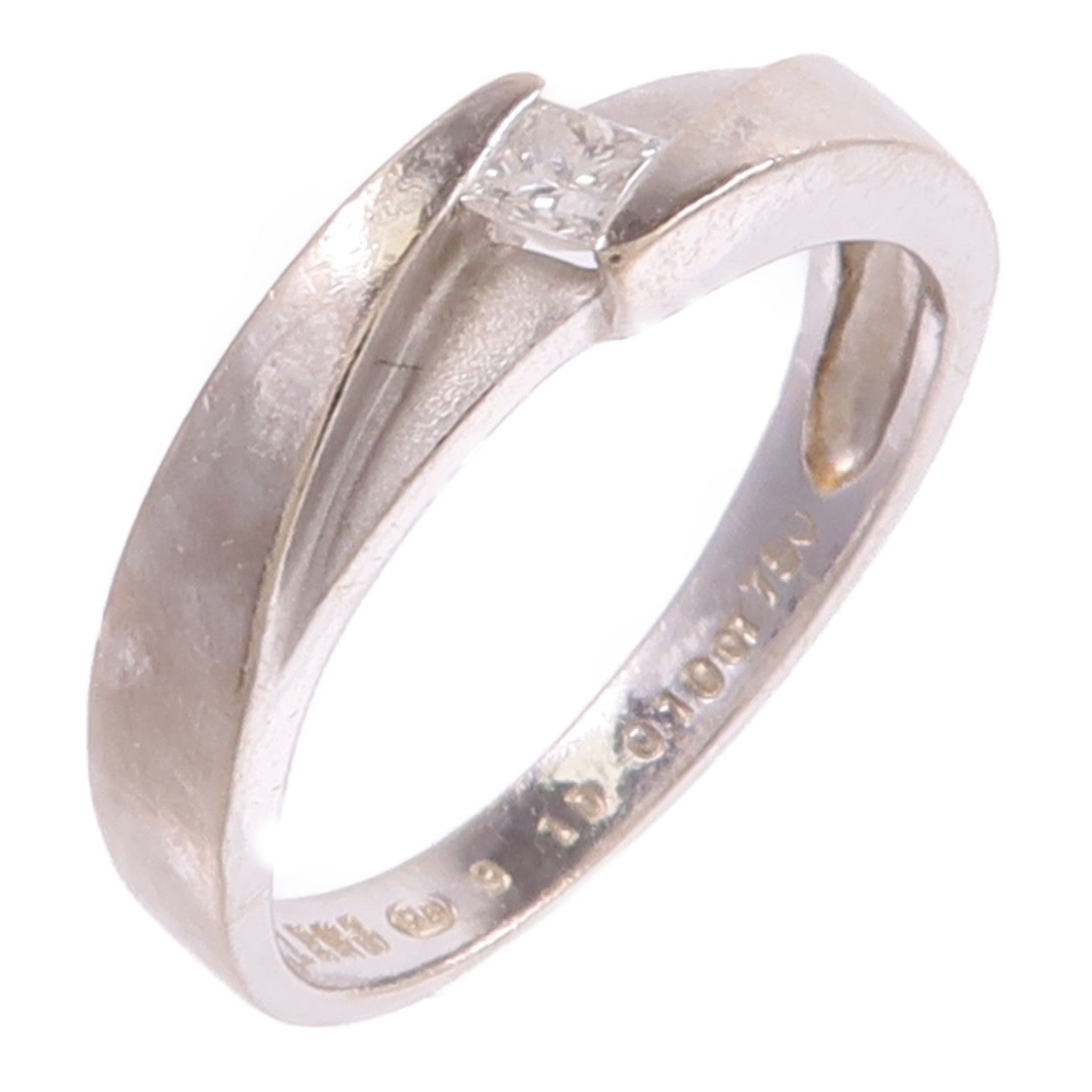 JEWELRY 18K白金Diamond Ring鑽石戒指