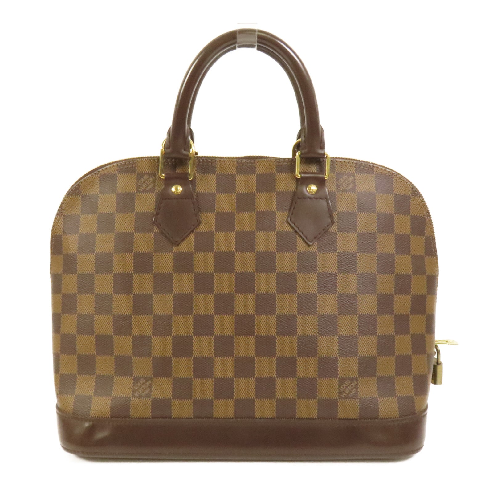 LOUIS VUITTON Damier Alma金扣手挽袋