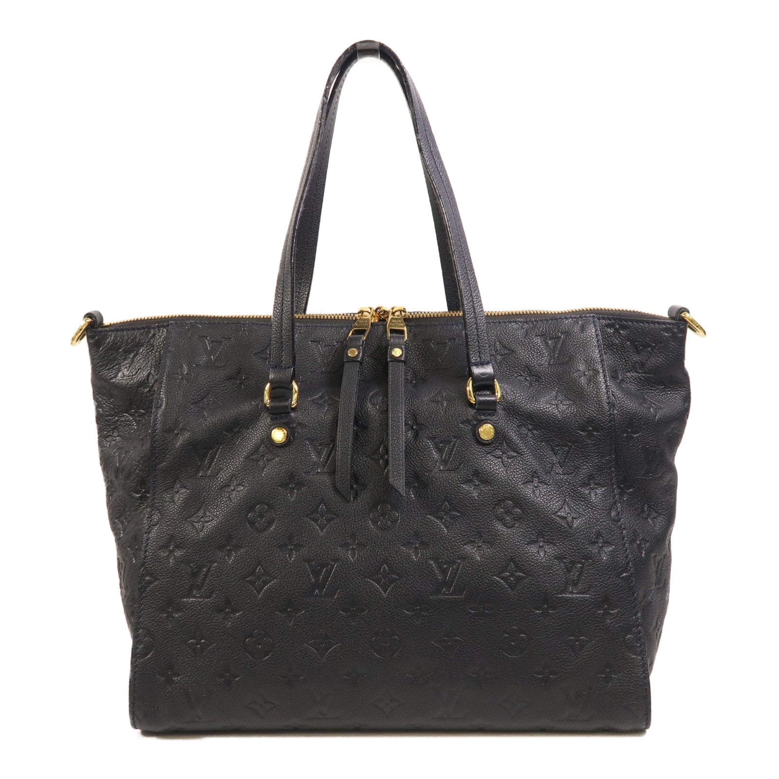 LOUIS VUITTON Monogram Empreinte Lumineuse PM金扣肩背袋