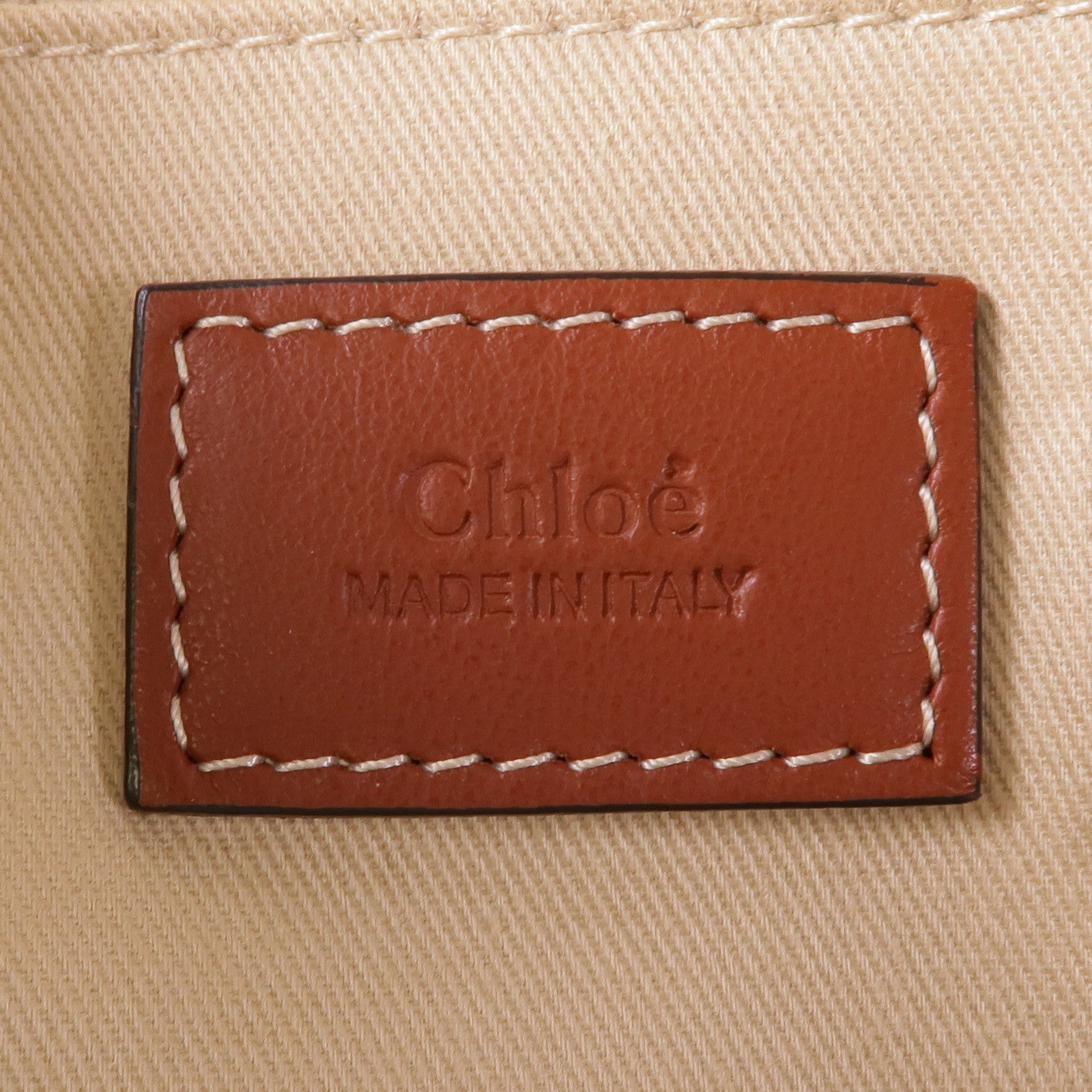 Chloe 帆布Woody Large手挽袋