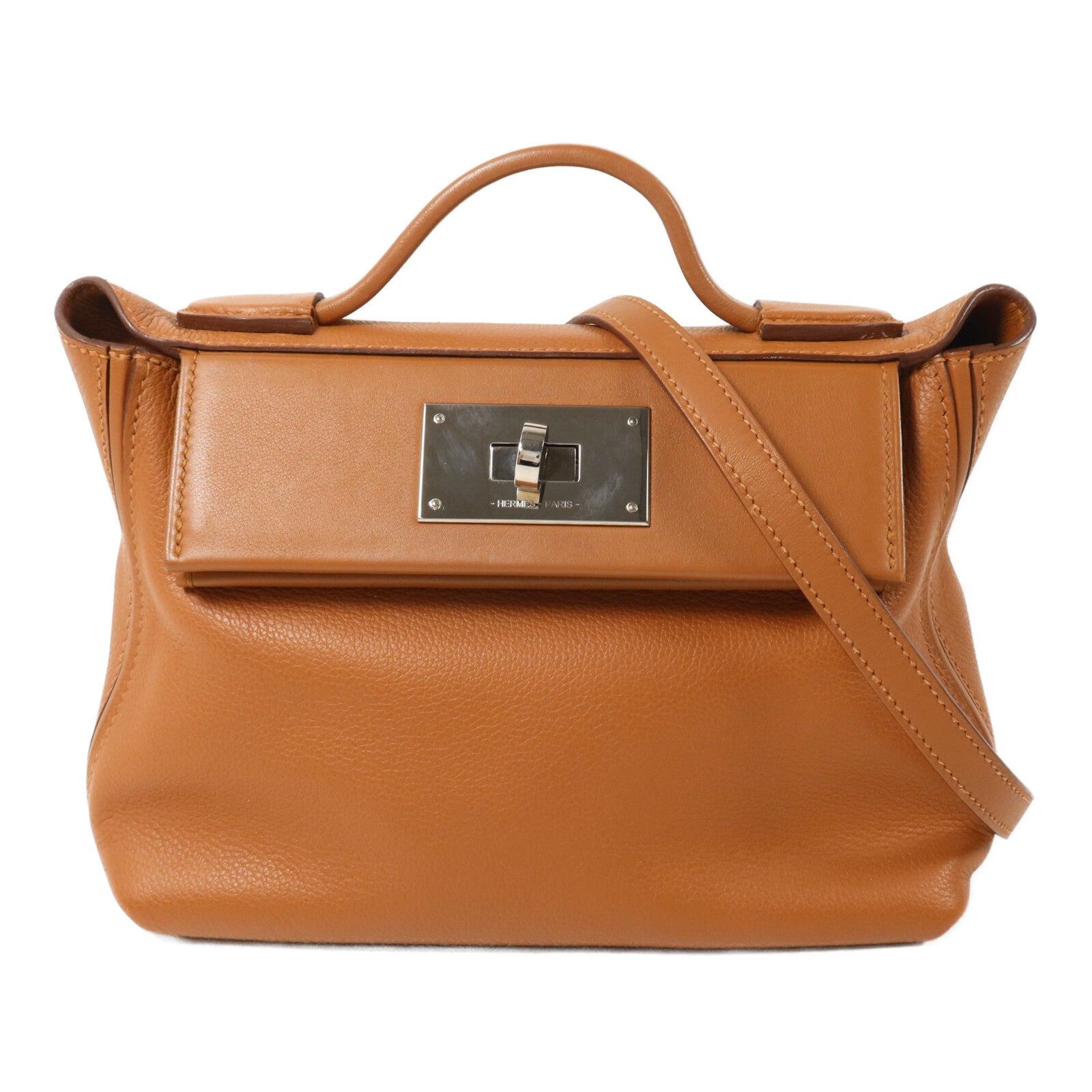 HERMES Evercolor皮革24/24 Mini手挽肩背兩用袋