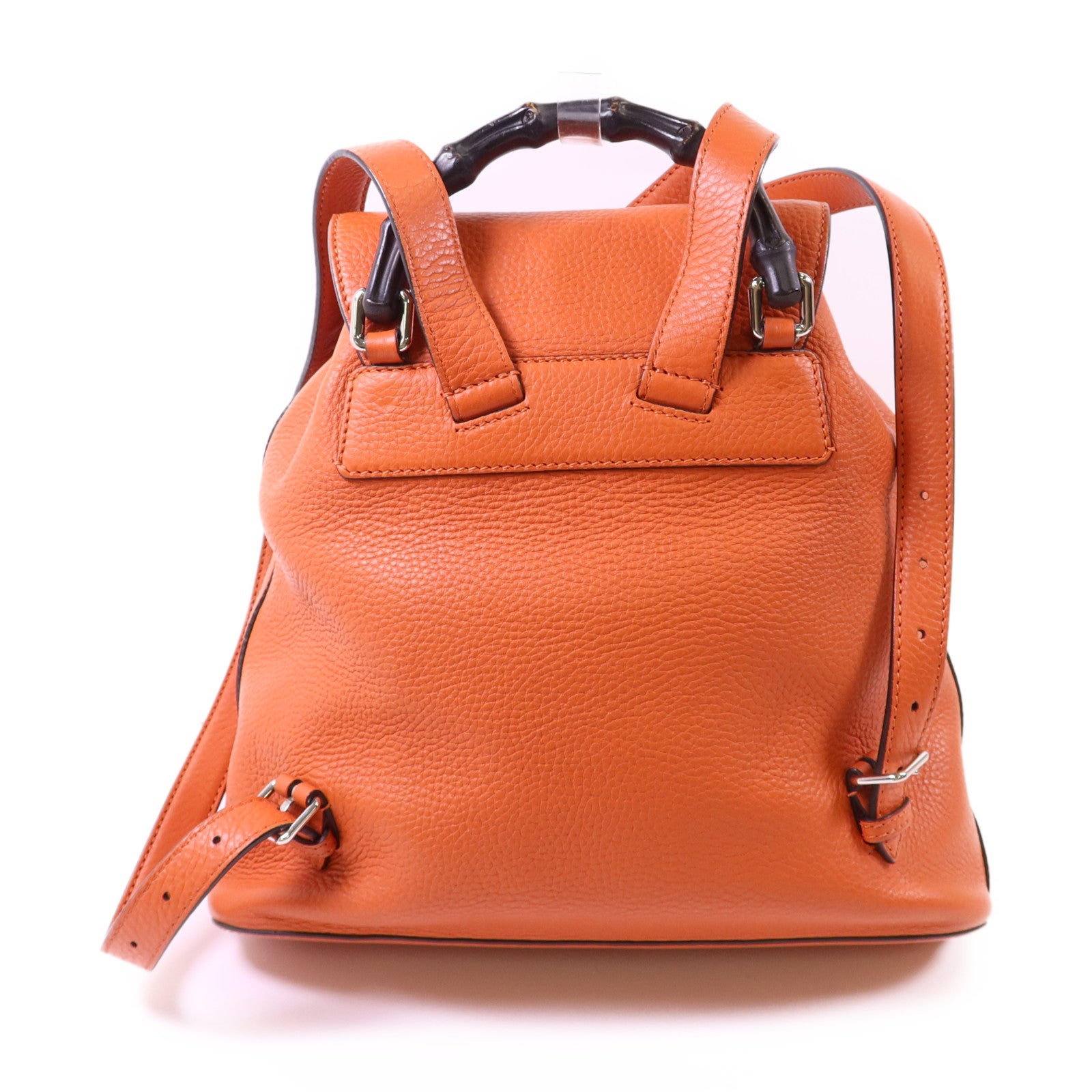 GUCCI 牛皮皮革Backpack銀扣背包