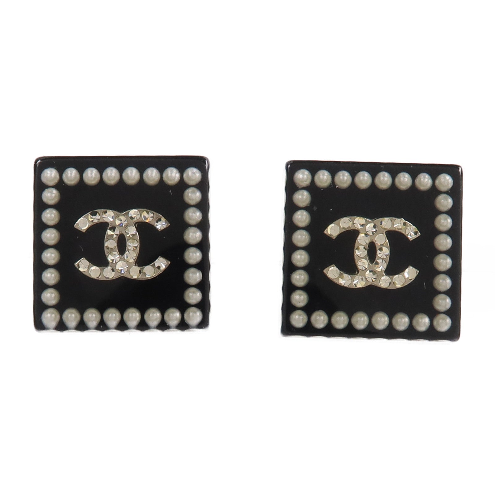 CHANEL 樹脂/金屬Earrings耳環