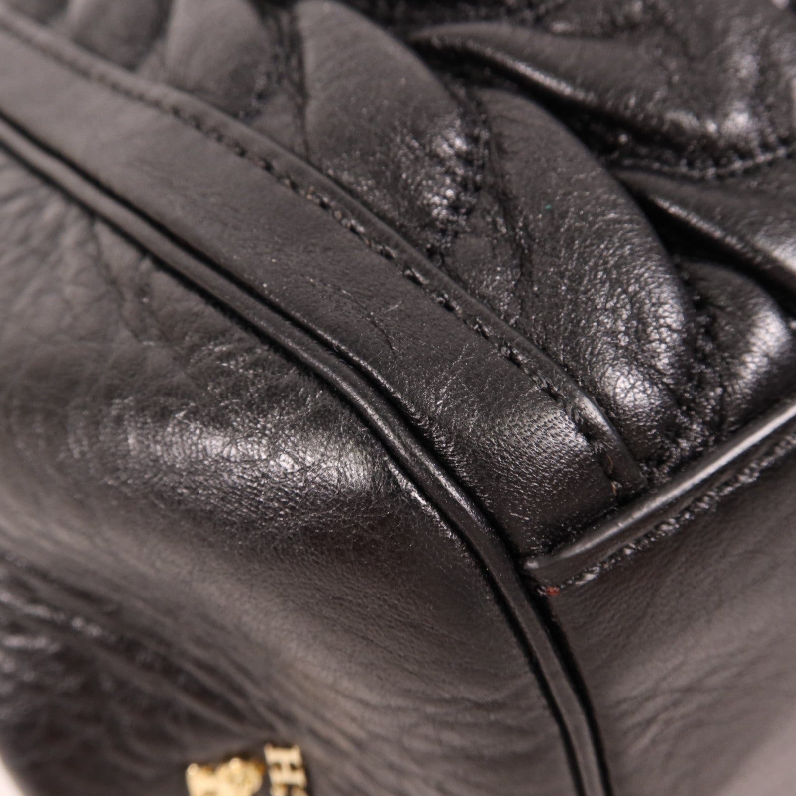 COACH 牛皮皮革2 Way Shoulder金扣手挽肩背兩用袋