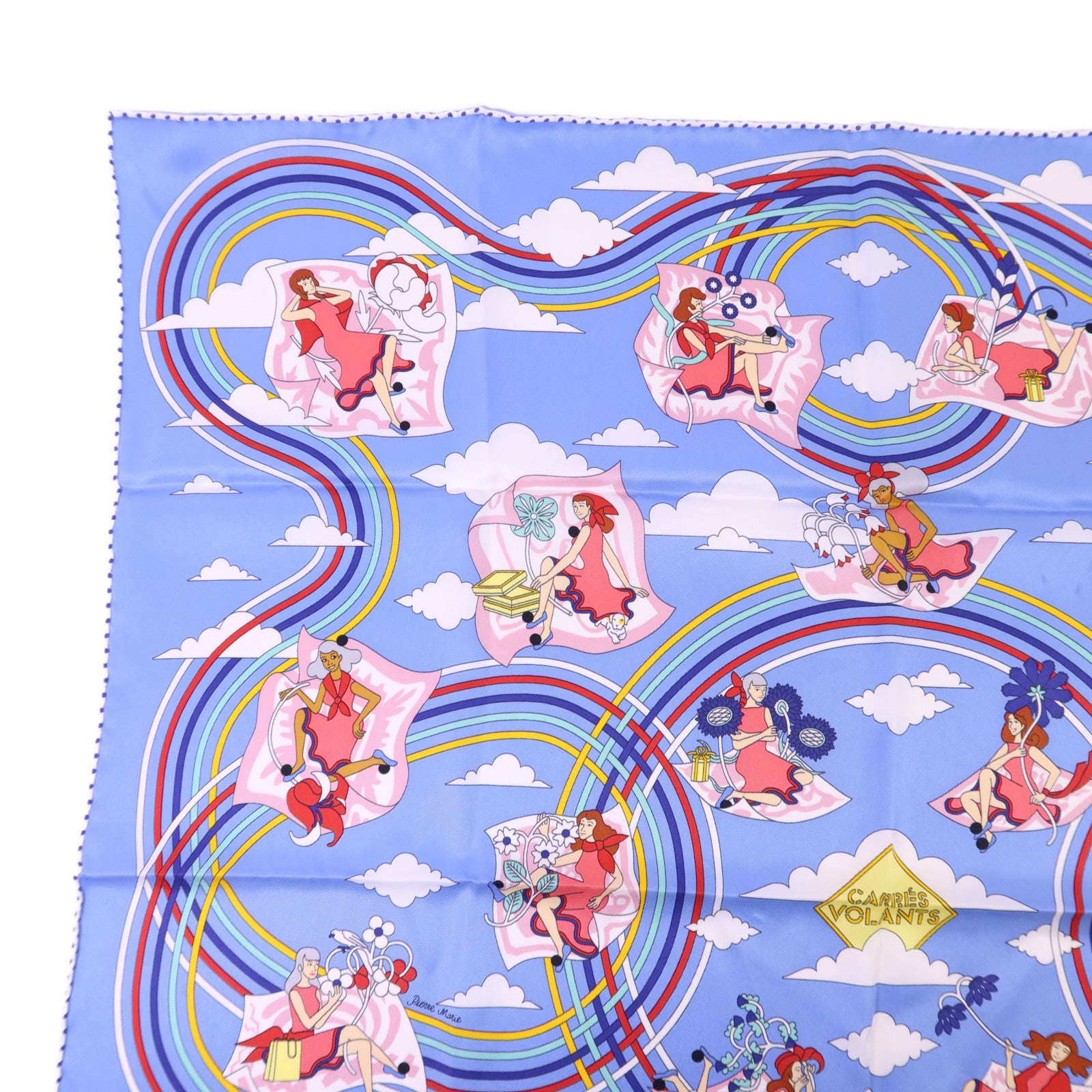 HERMES 絲質Scarf 65x65絲巾