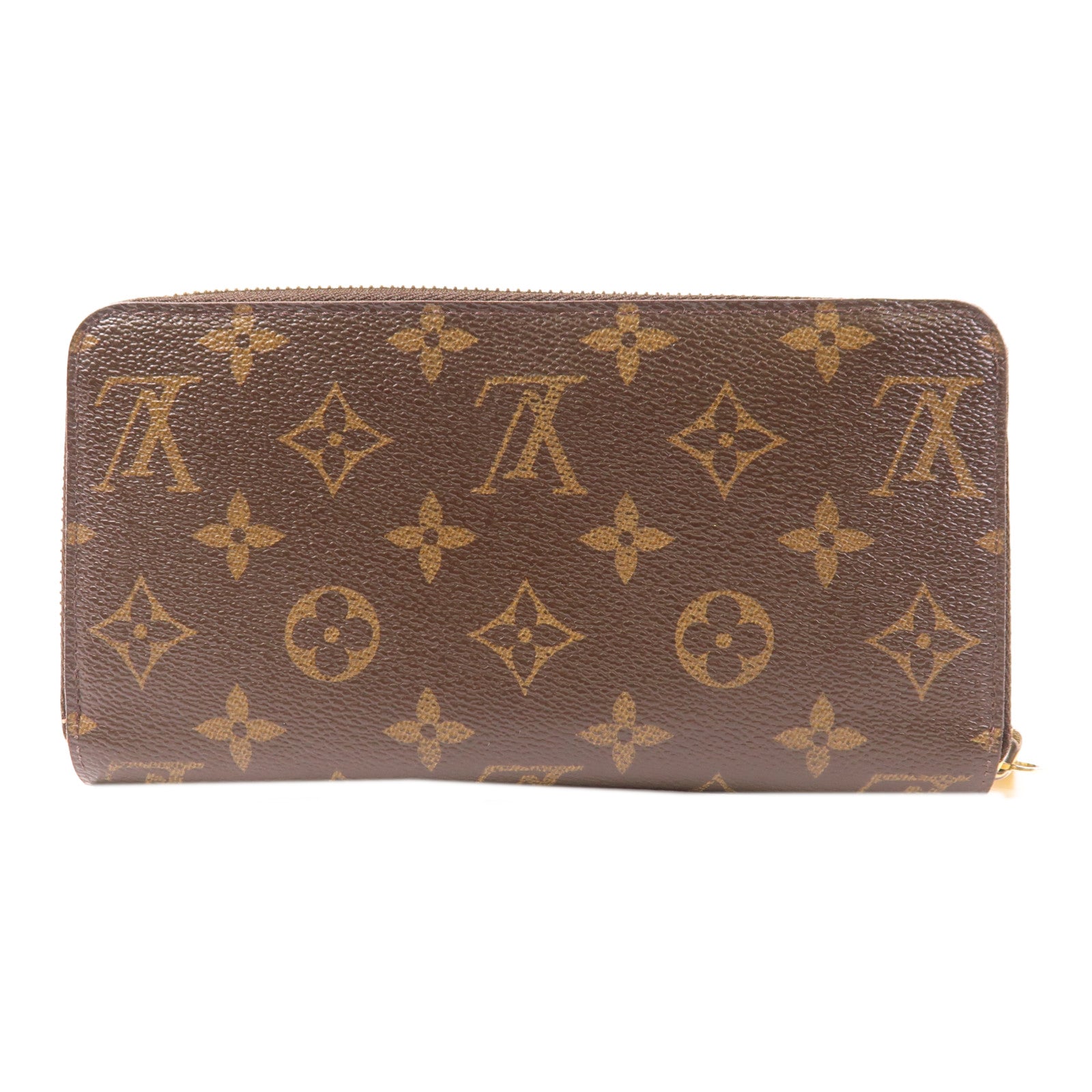 LOUIS VUITTON Monogram Zipper Long Wallet金扣長錢包