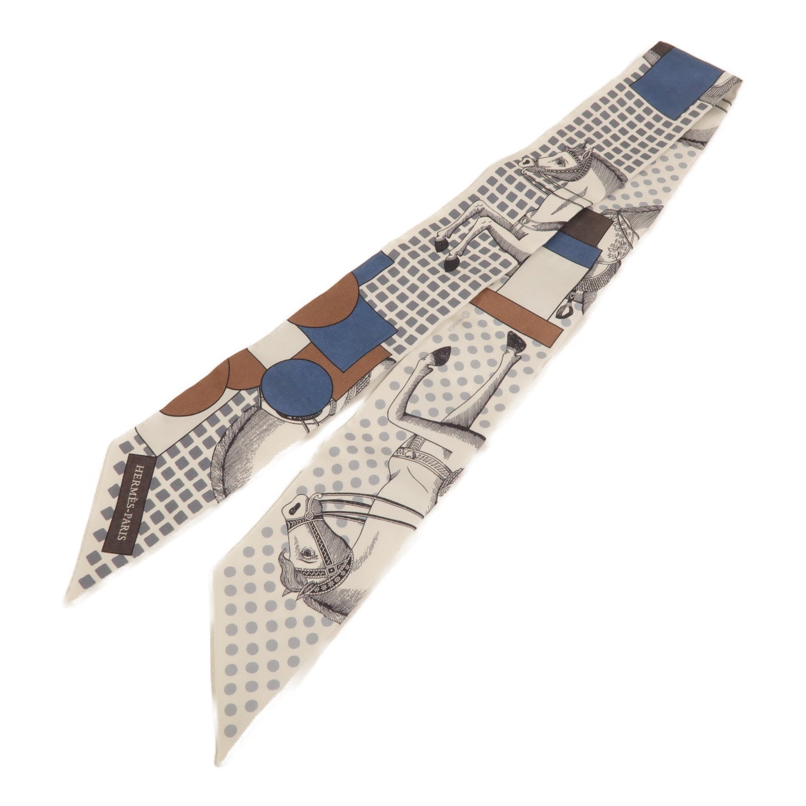 HERMES 絲質Twilly絲巾