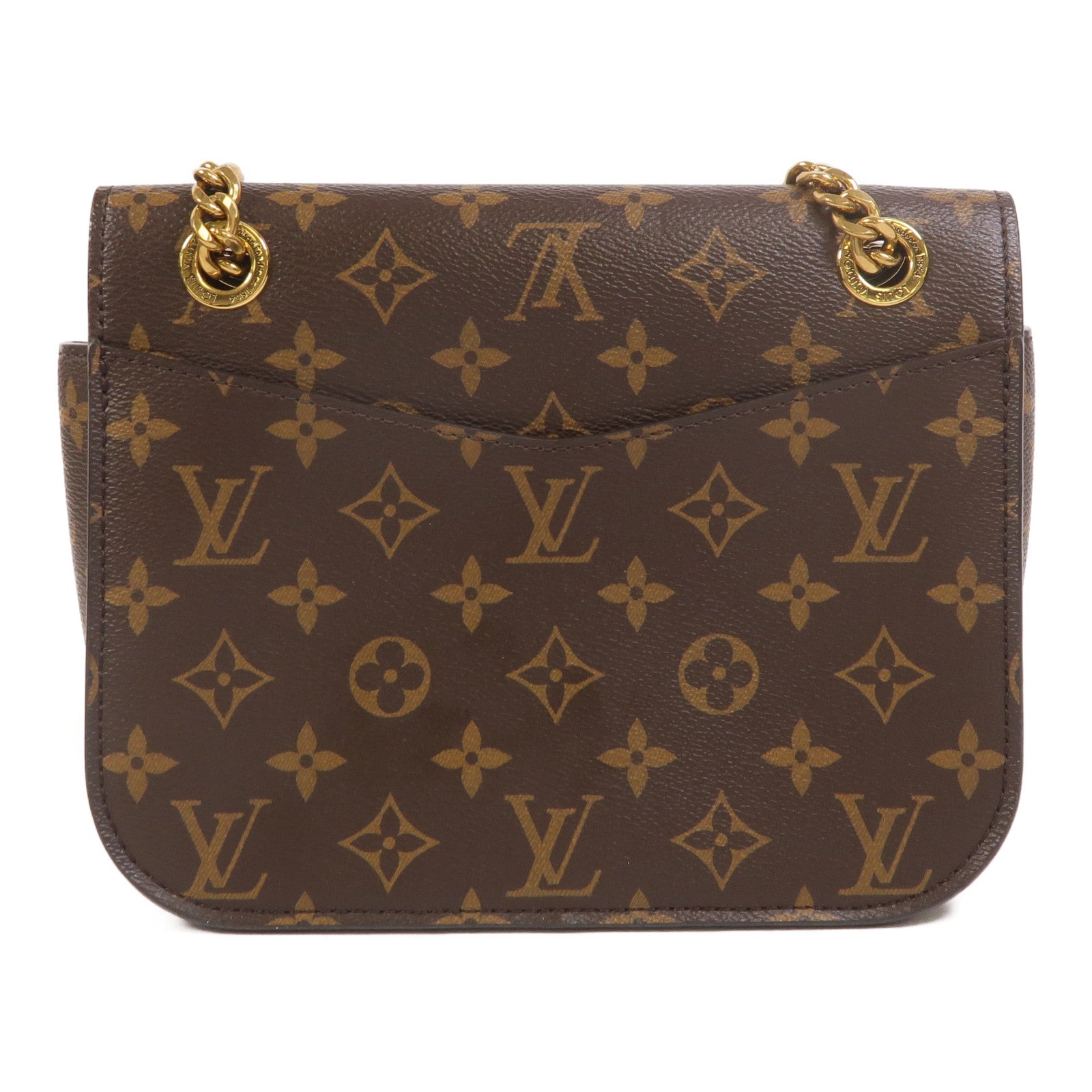 LOUIS VUITTON Monogram Passy鏈帶肩背袋